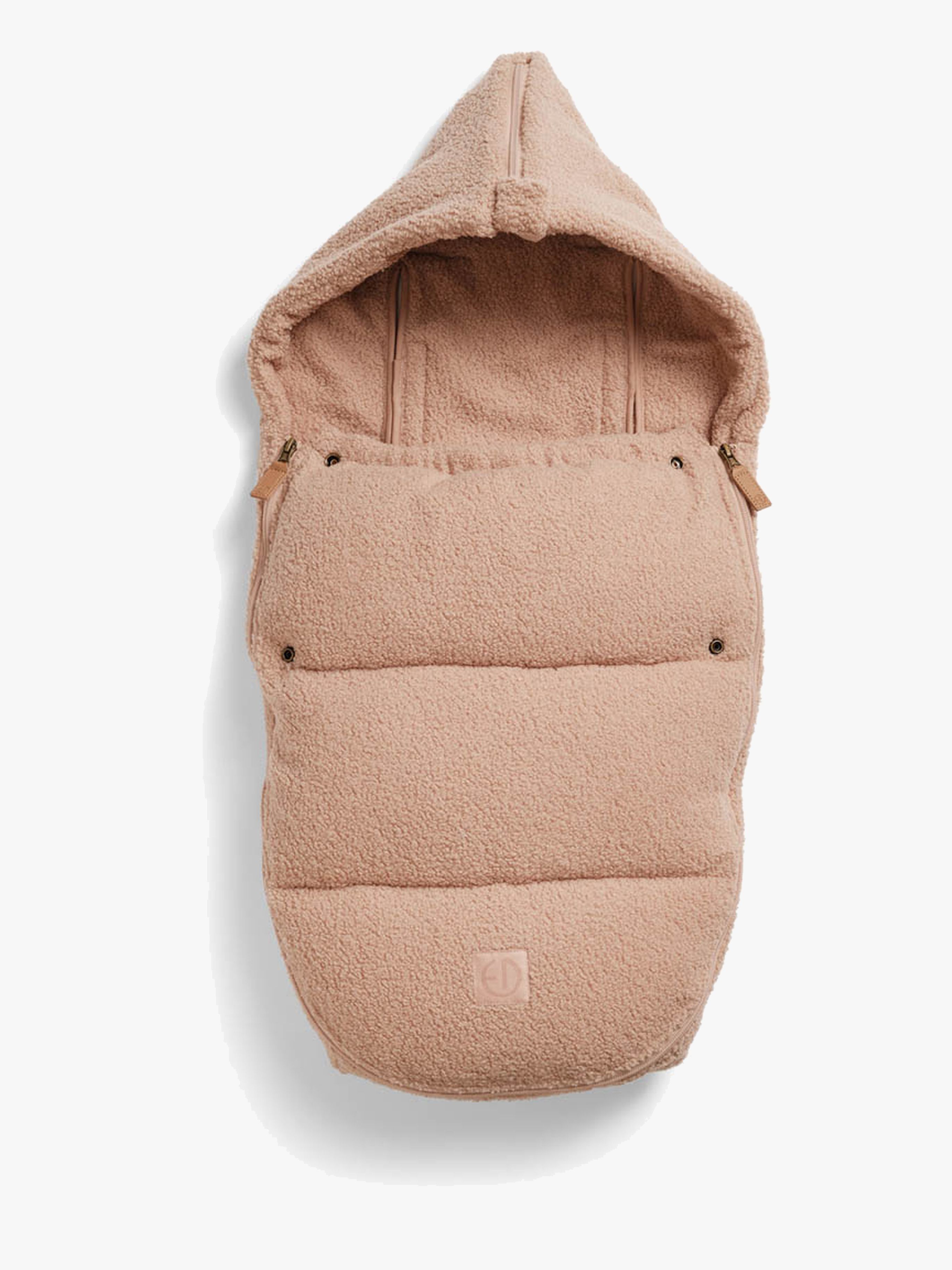 Elodie Mini-Fußsack, Pink Bouclé