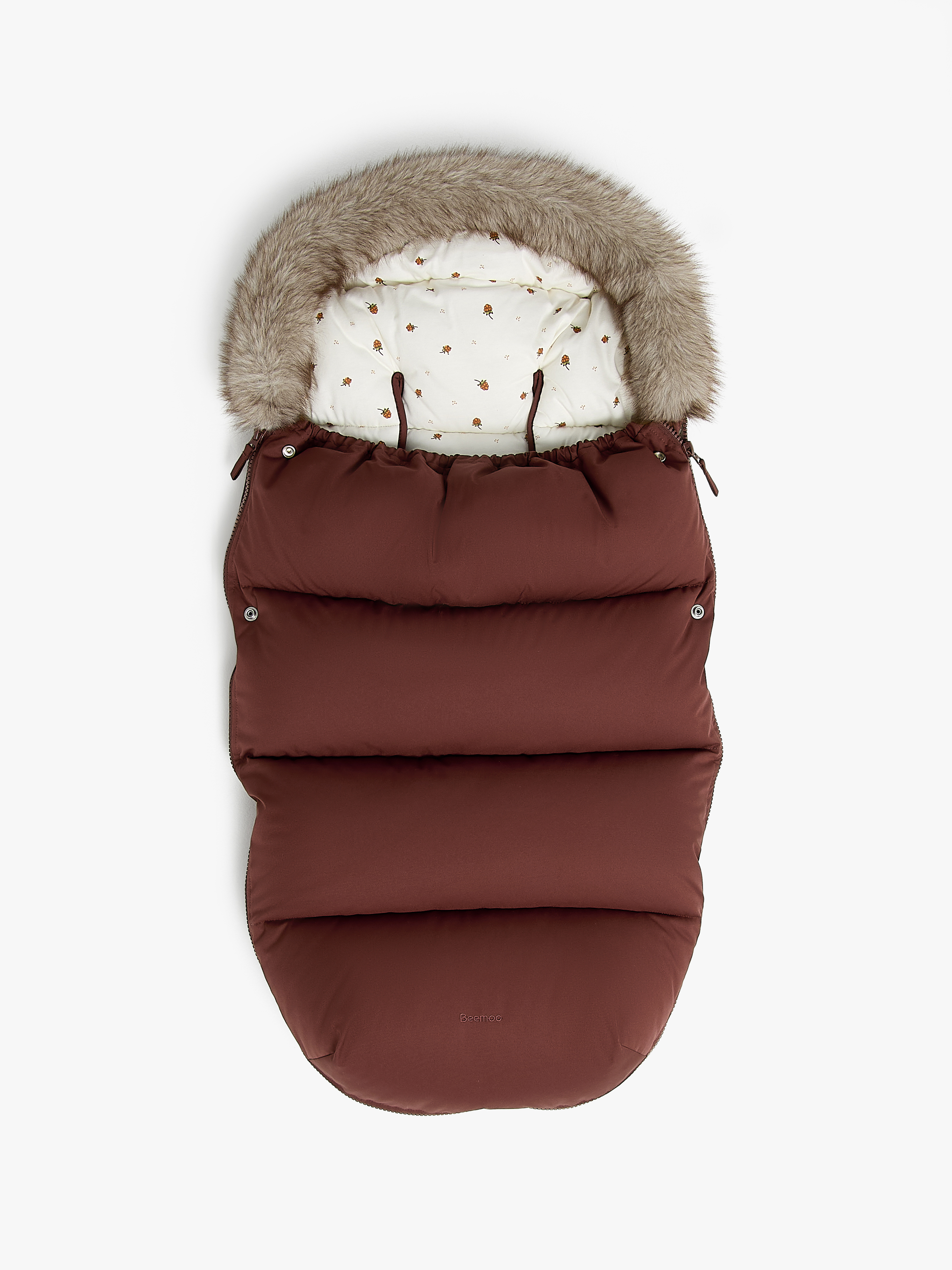 Beemoo Brisk Winterfußsack, Burgundy/Cloudberry, Winterfußsäcke