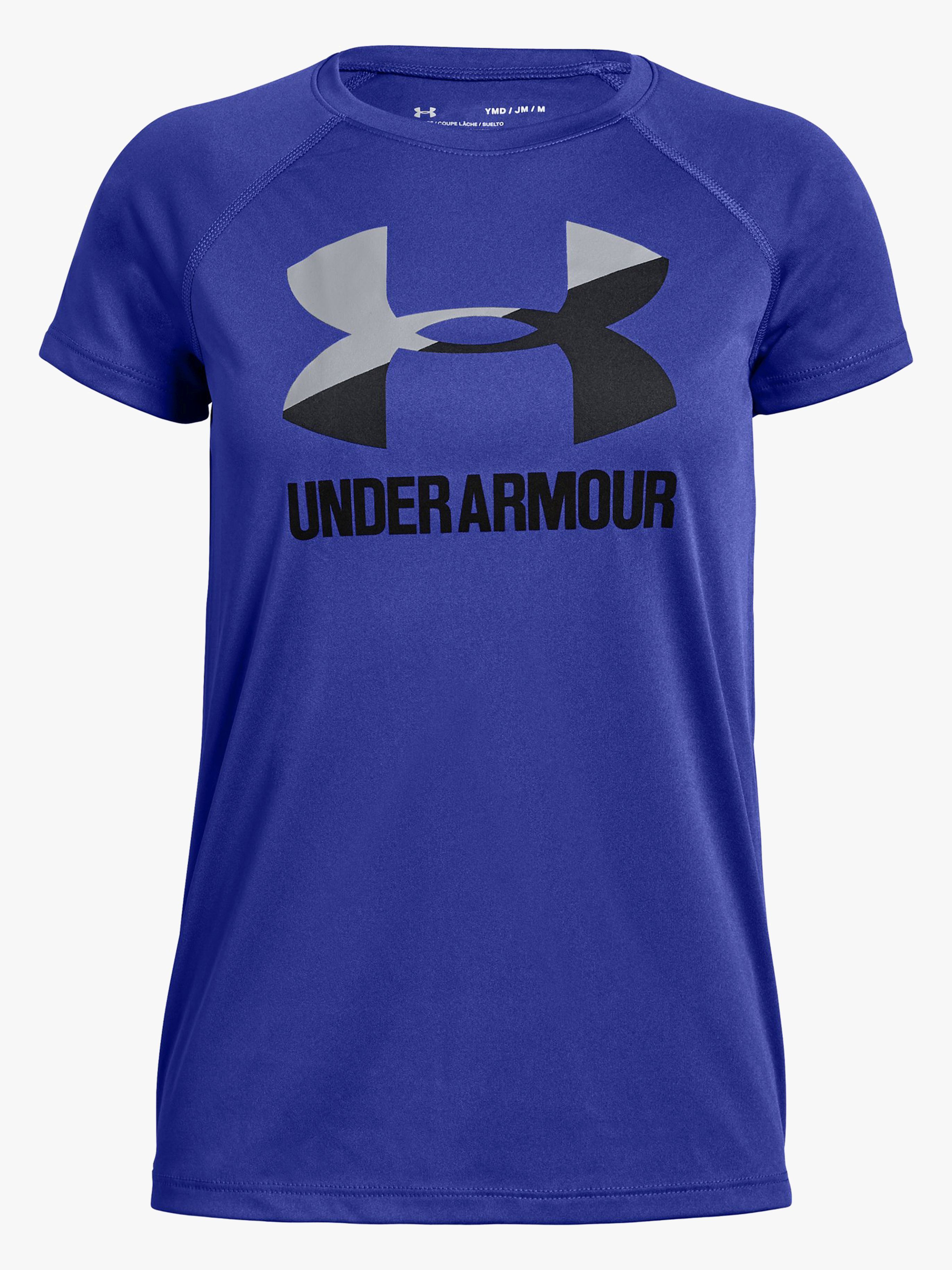 Under Armour Big Logo Tee Solid SS Trainingsshirt, Purple S