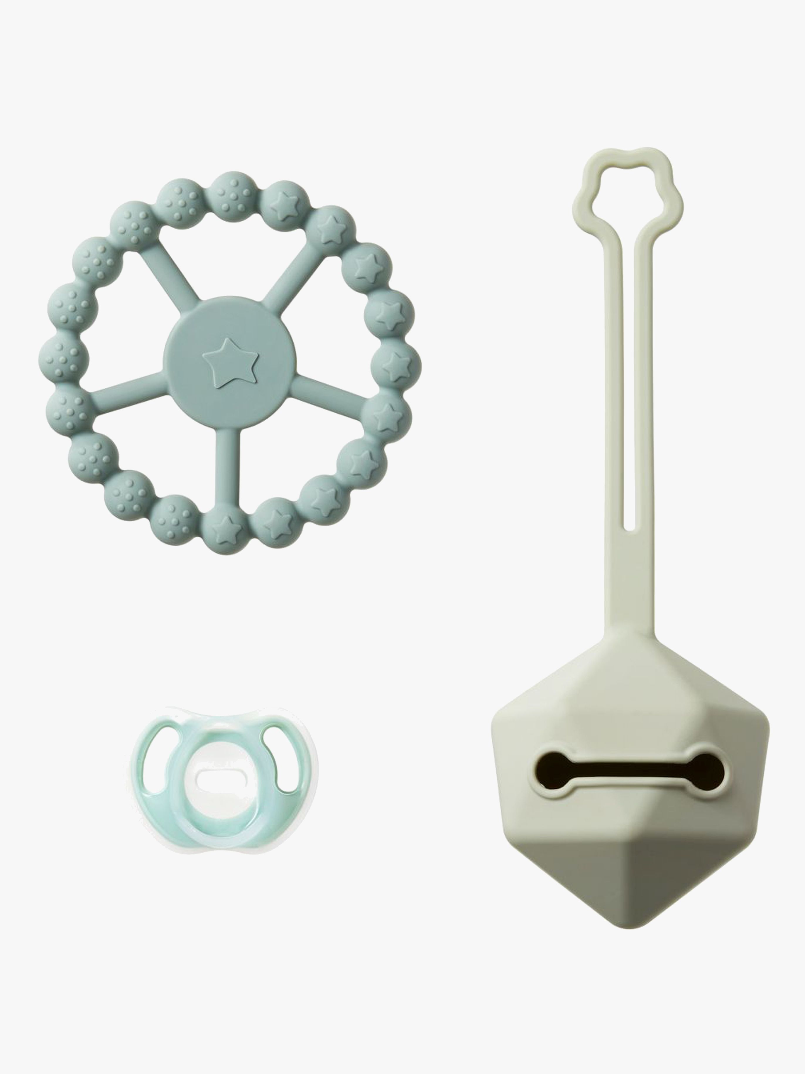 Tommee Tippee Schnuller &  Beißring Geschenkset Silikon, Blau