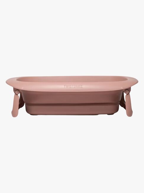 Twistshake Limited Edition Badewanne inkl. Badestütze & Duschkanne, Faded Pink