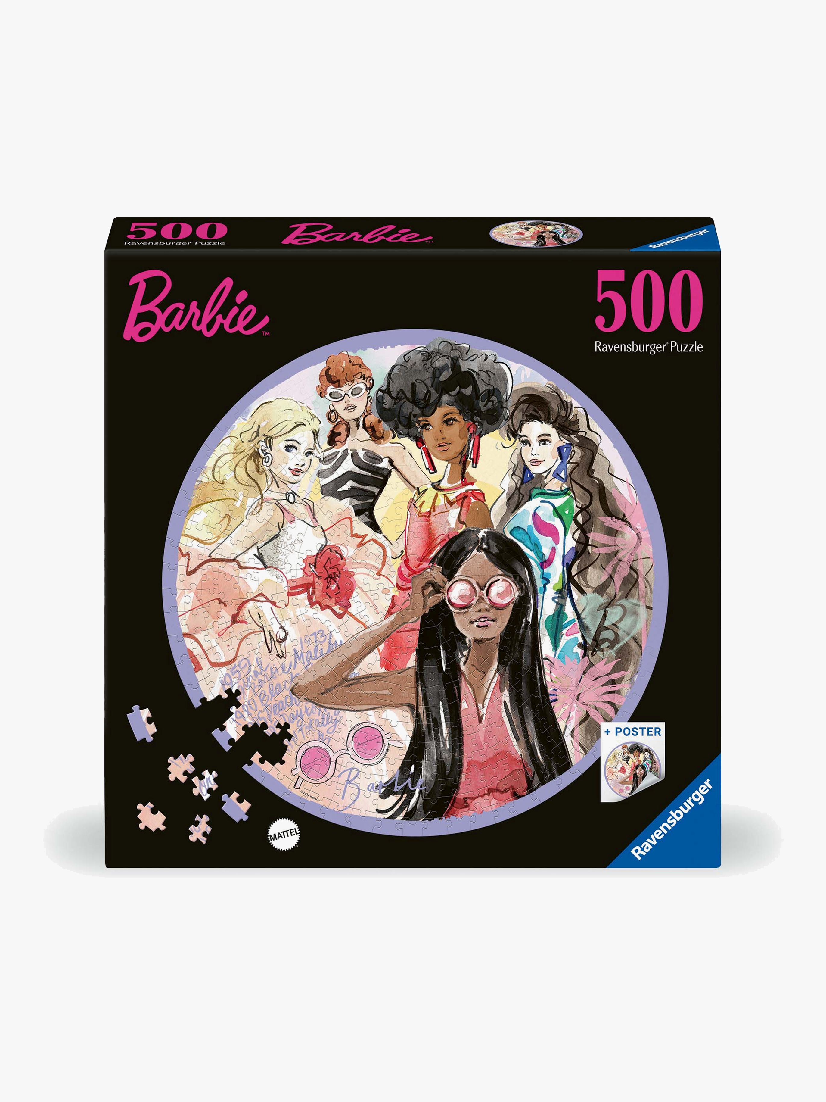 Rundes Barbie Puzzle 500 Teile
