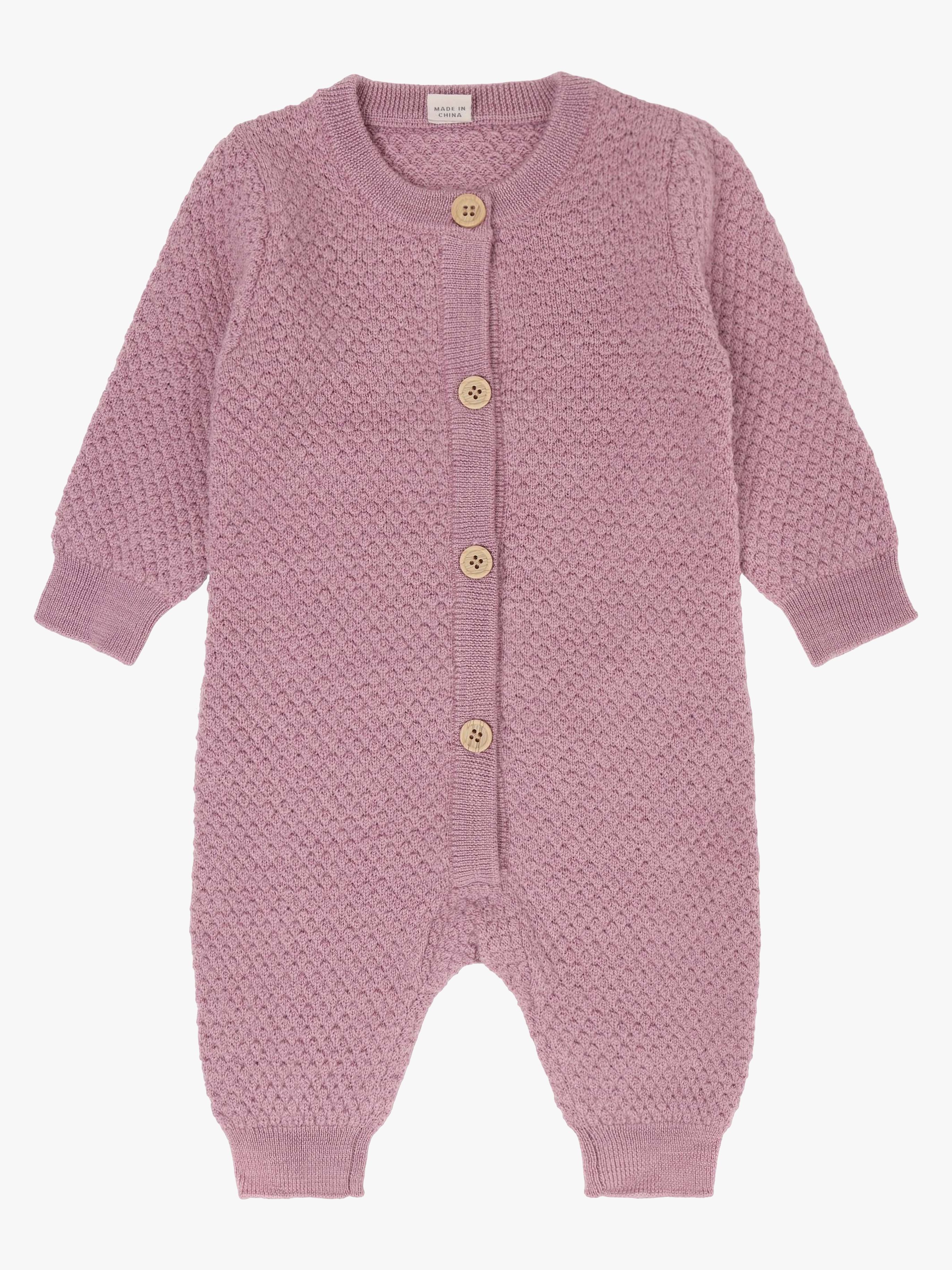 CeLaVi Strick-Overall Merinowolle, Lilas Melange, 70
