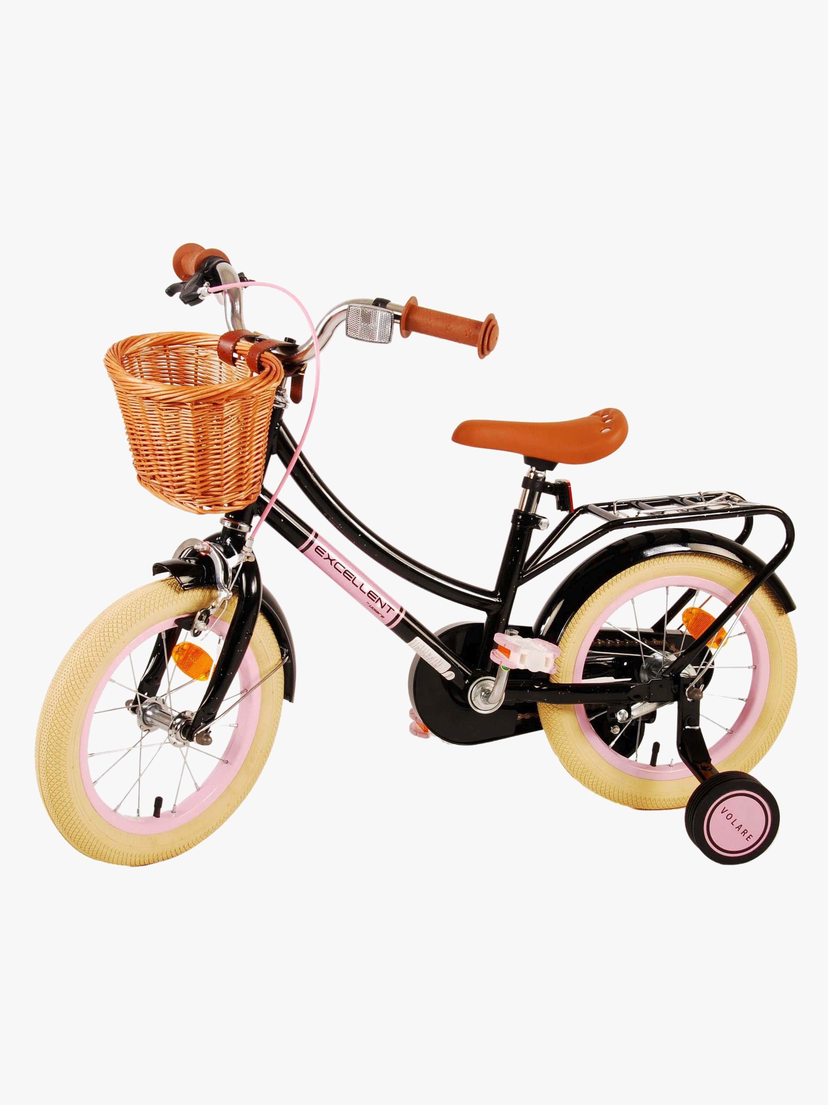 Excellent Kinderfahrrad 14 Zoll, Schwarz