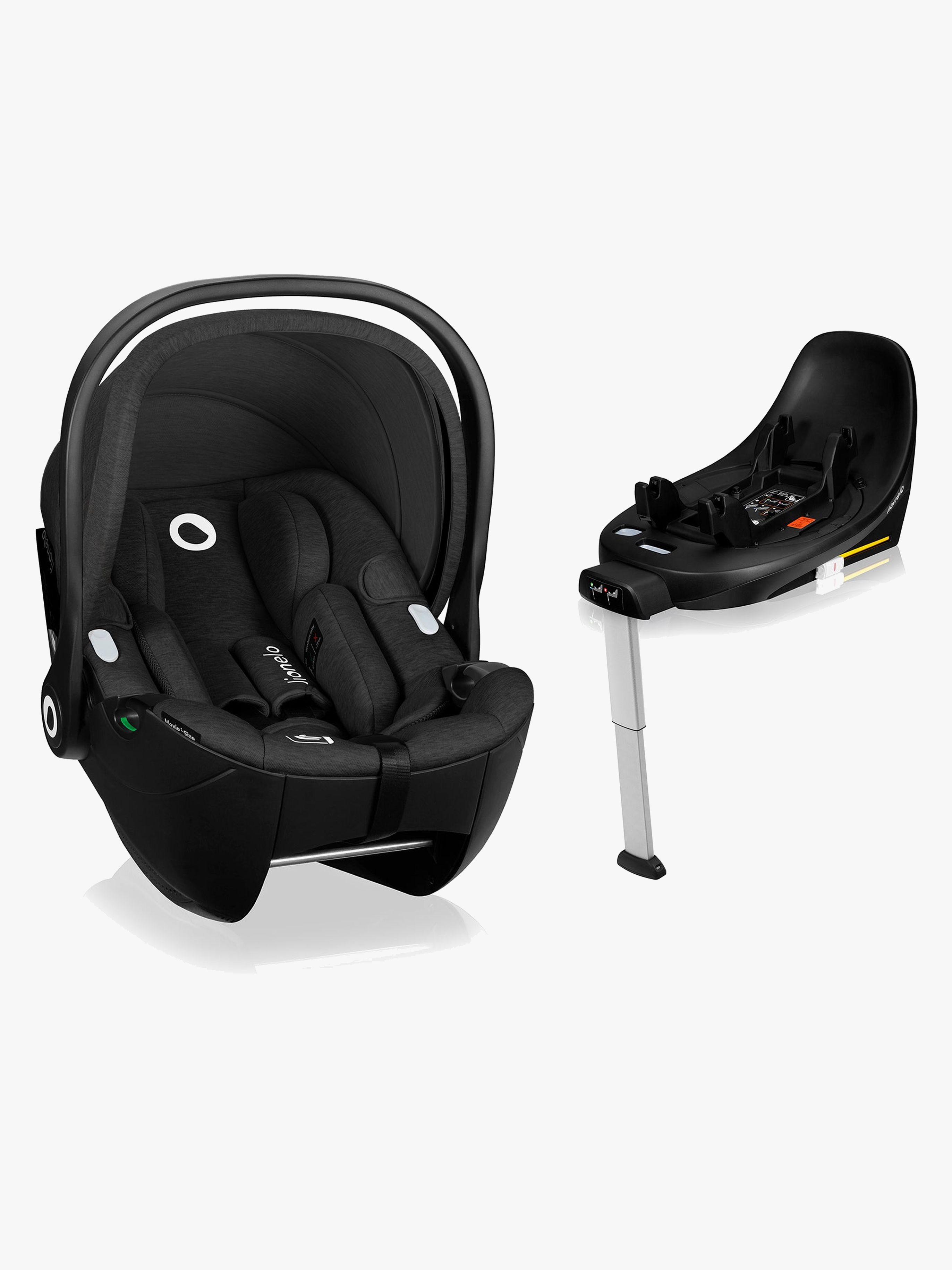Lionelo Moxie i-Size Babyschale inkl. Basis, Black
