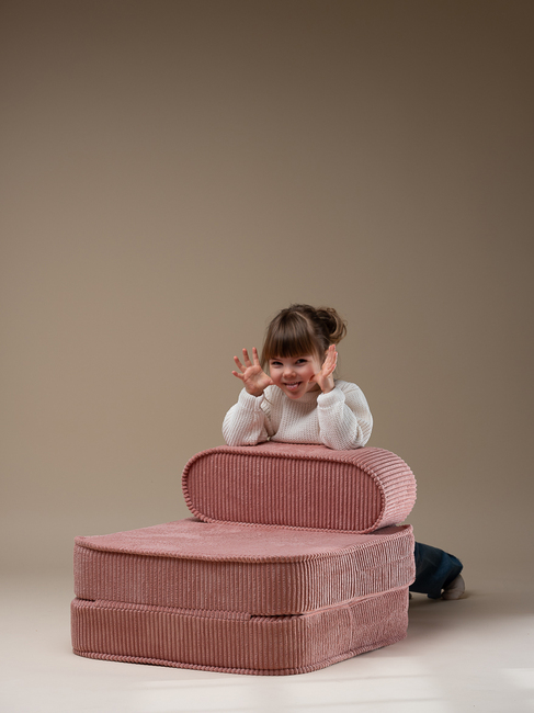Wigiwama Flip Klappsessel 150x60 cm, Pink Mousse