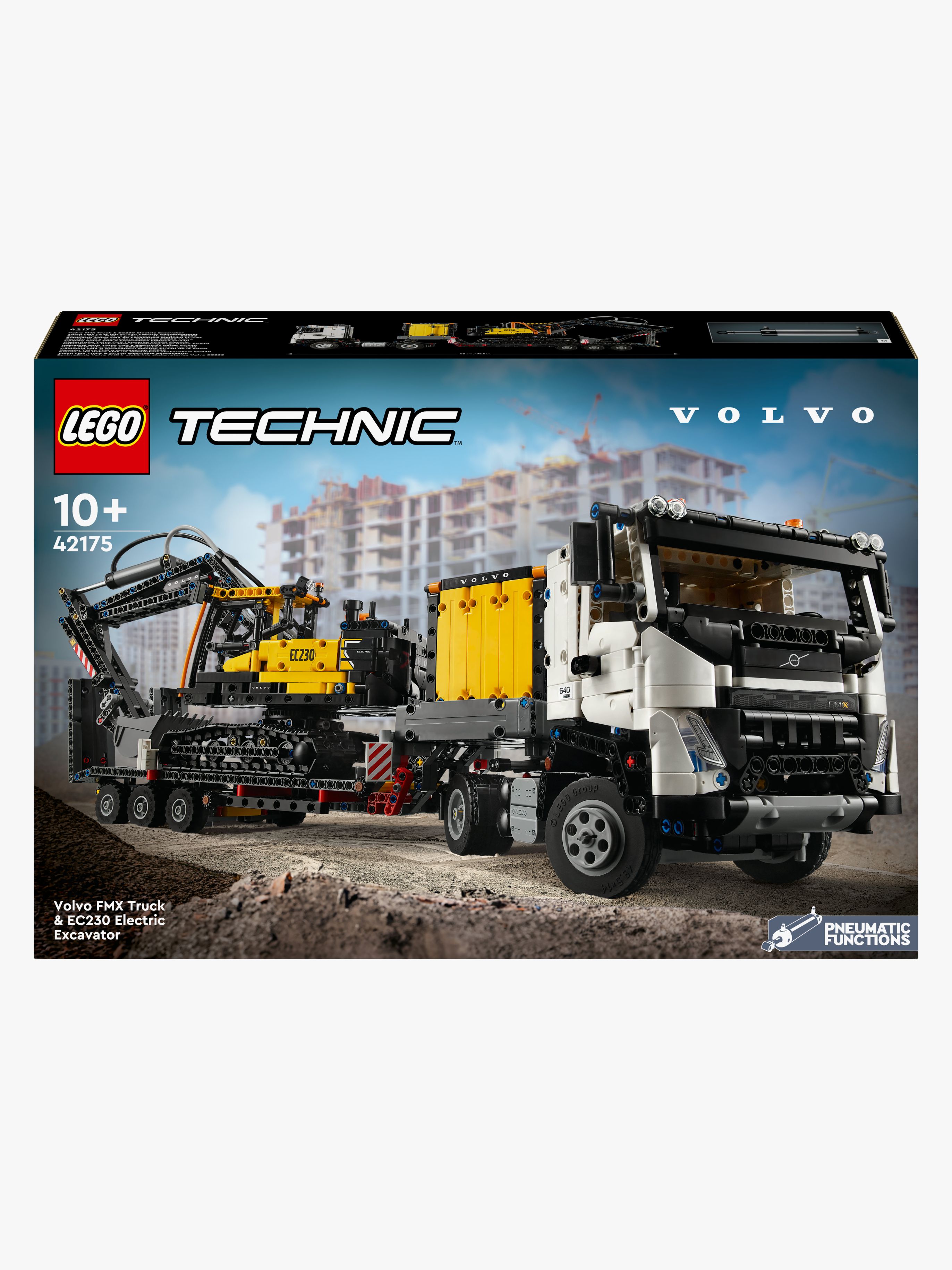 Technic 42175 Volvo FMX LKW mit EC230 Electric Raupenbagger