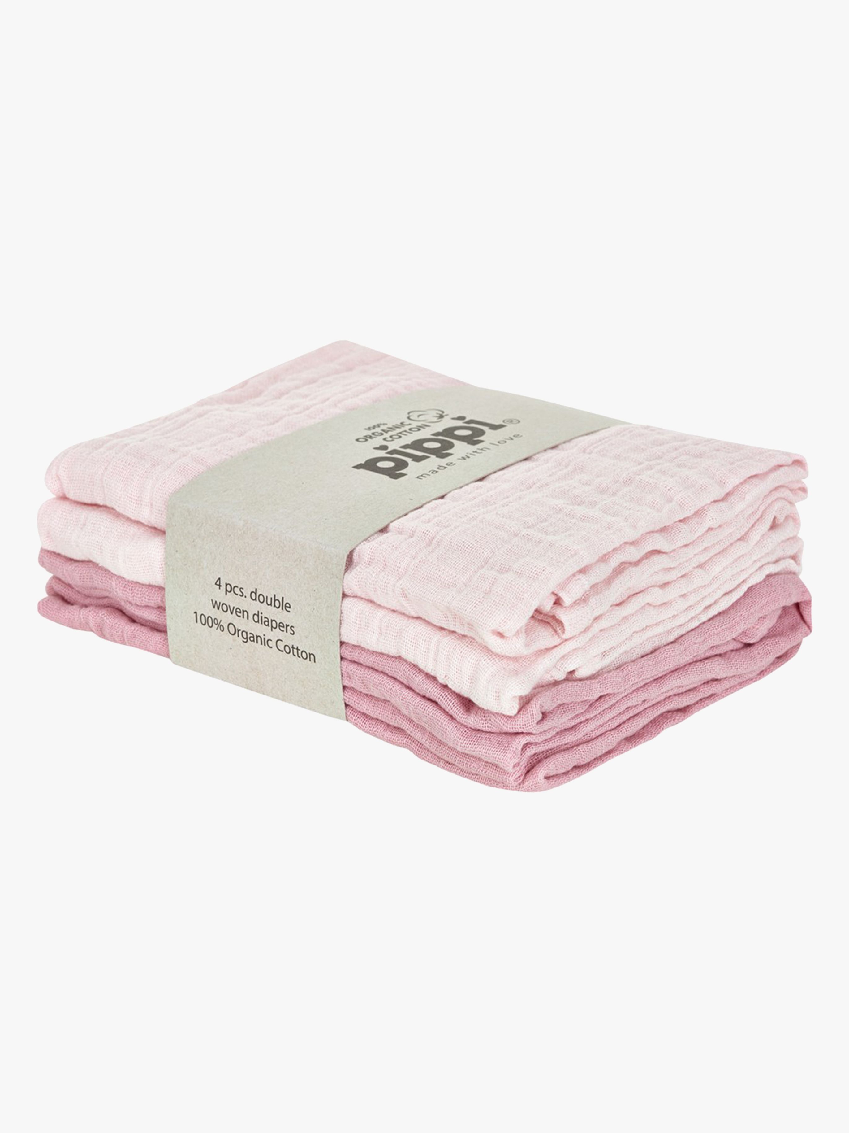 Pippi Musselintuch 4er-Pack, Shrinking Violet