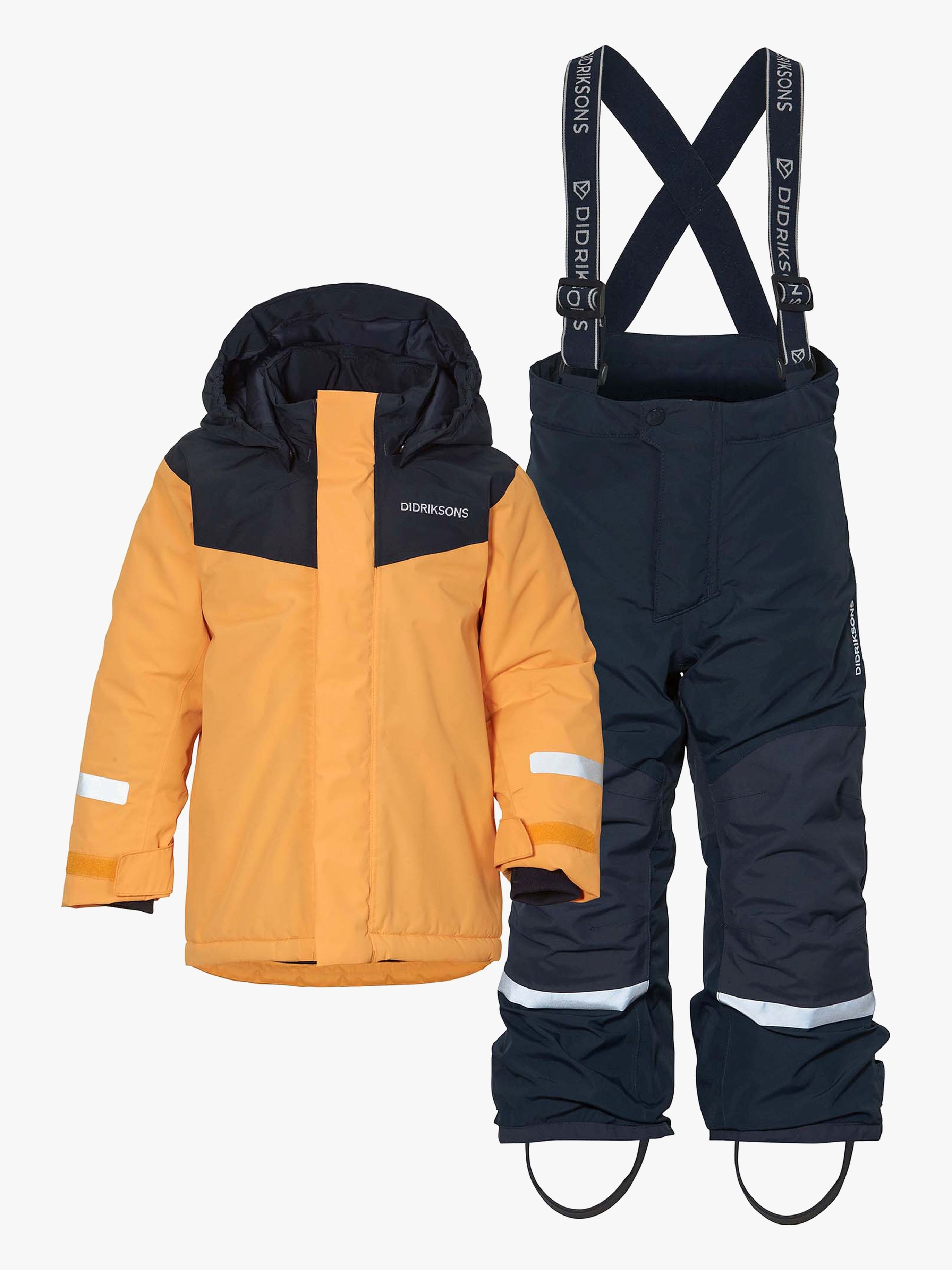 Didriksons Skare Skianzug, Fire Yellow, 80