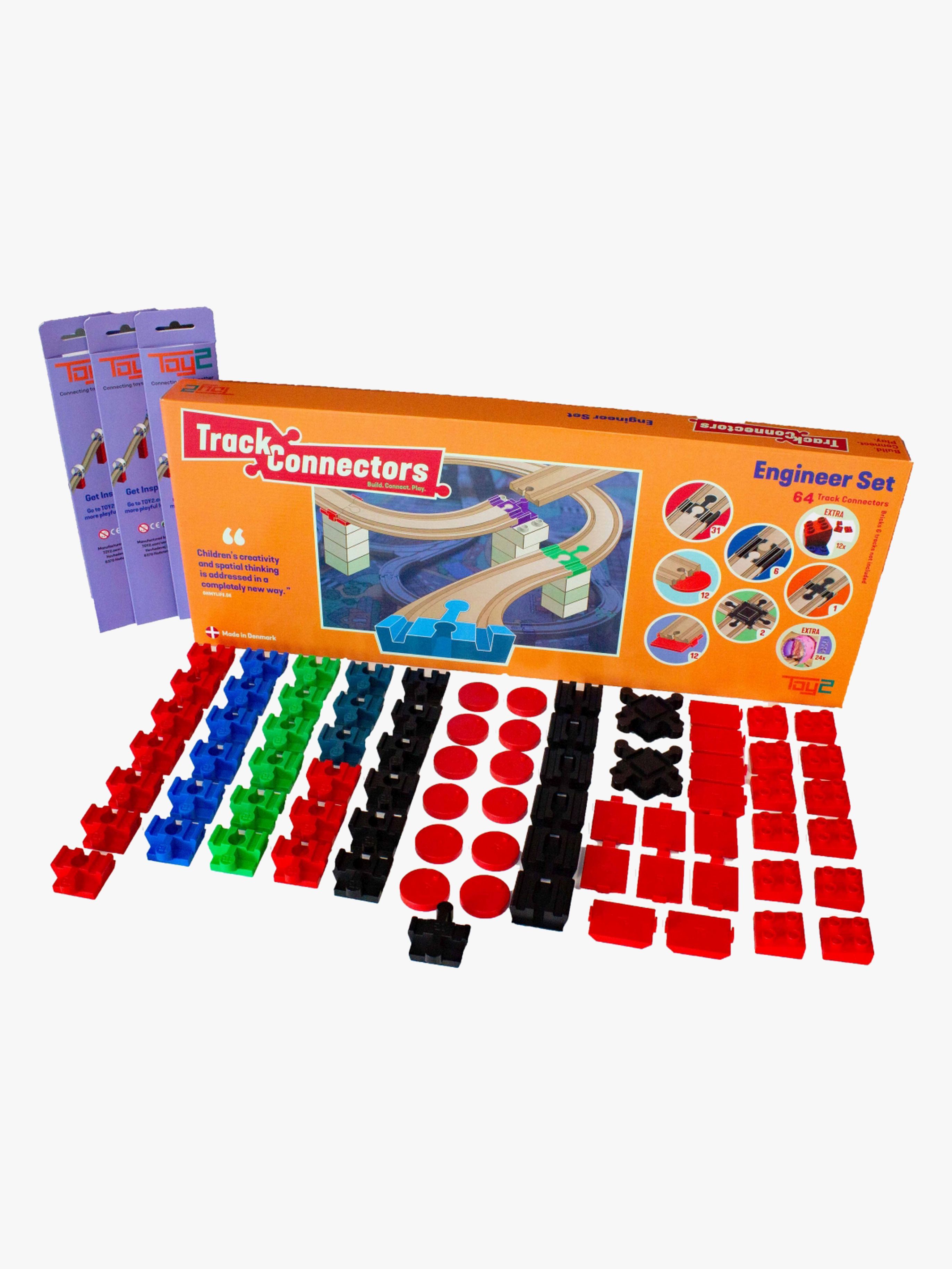 TOY2 Track Connectors Engineer Verbindungen 100 Teile