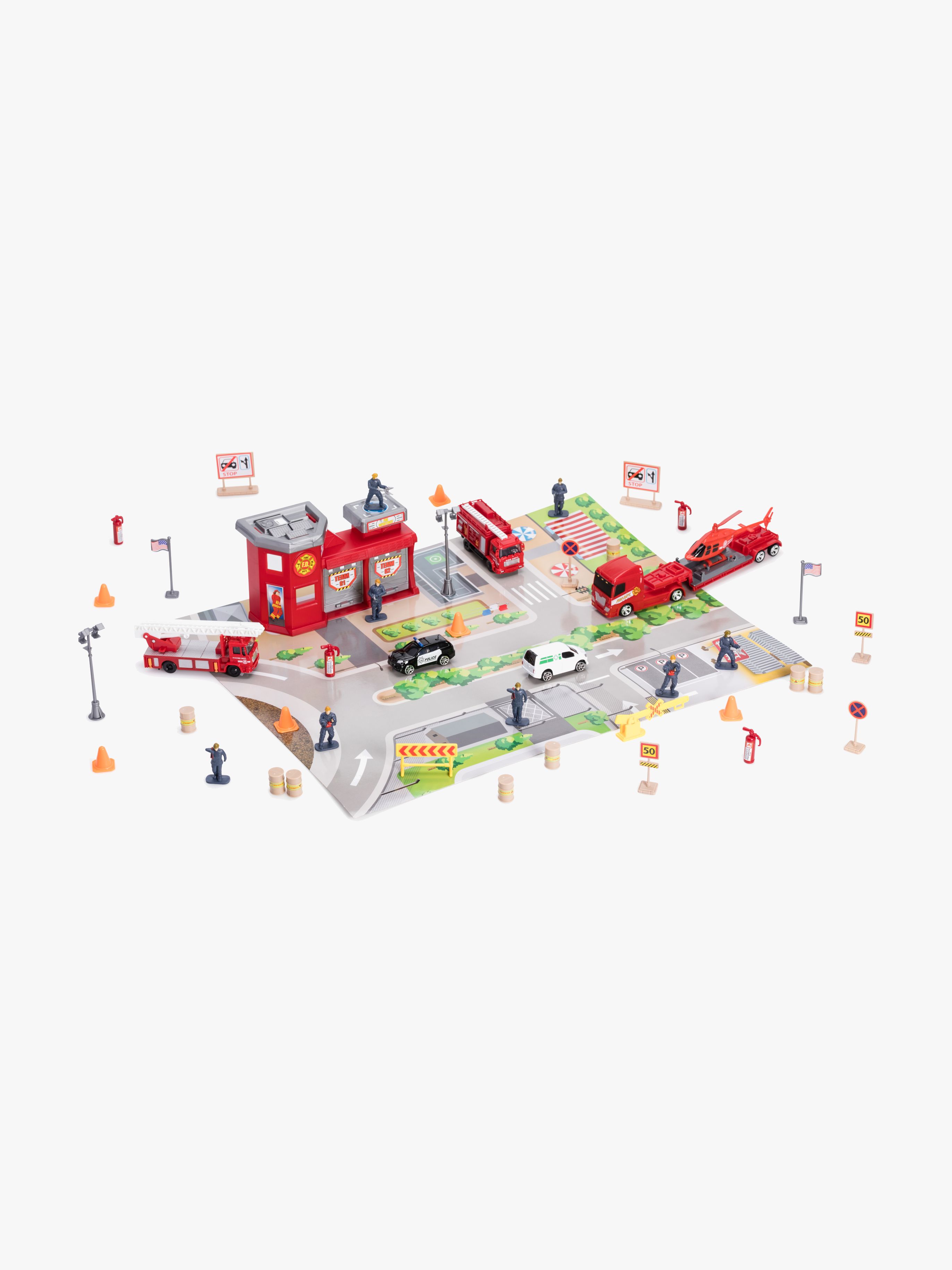 Feuerwehrstation Spielset 50 Teile