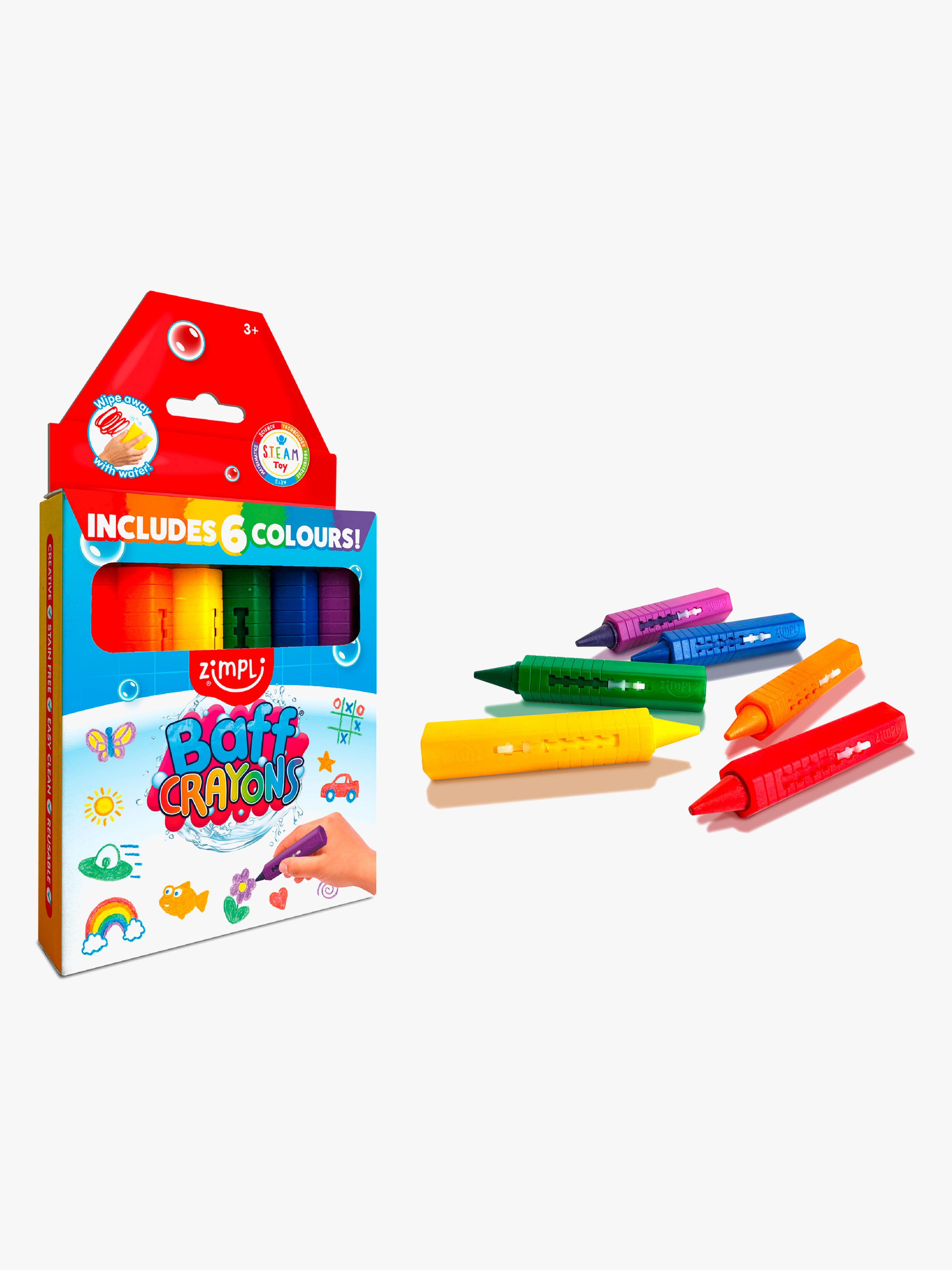 Badekreide 6er-Pack