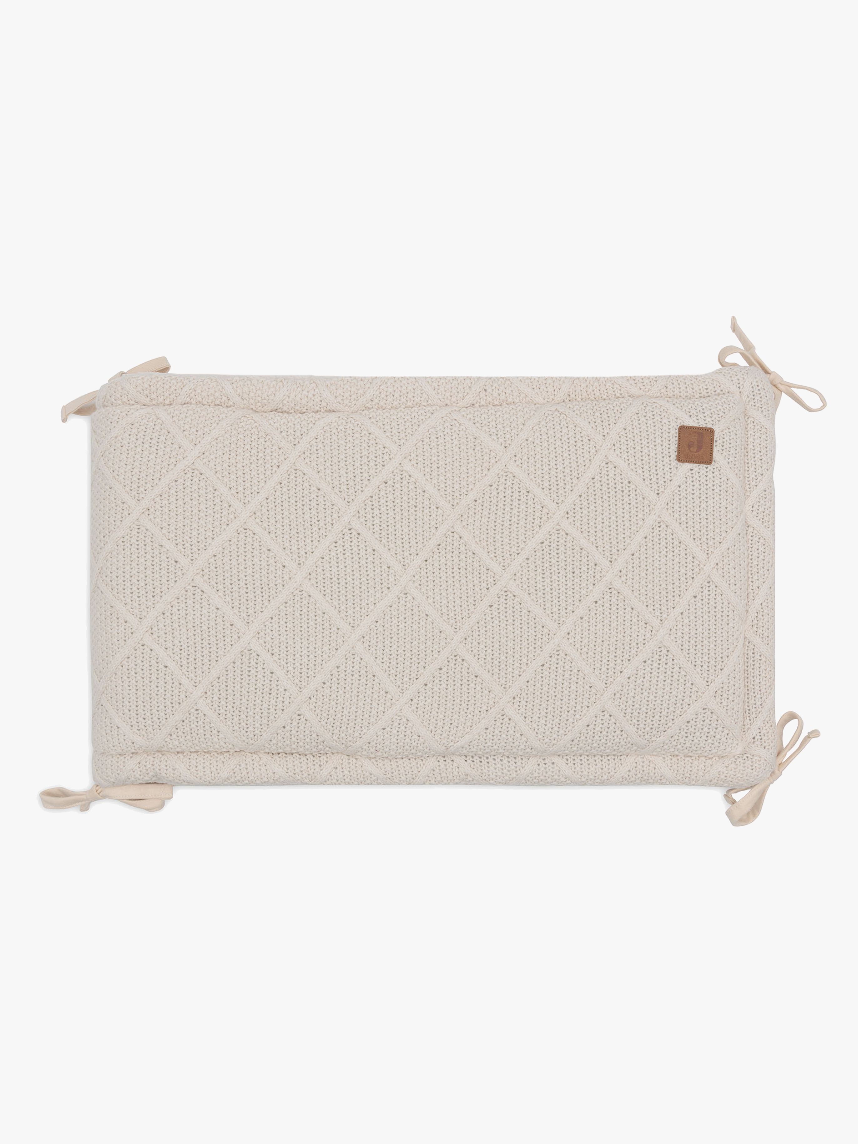 Strick-Nestchen Karomuster 180x30 cm, Oatmeal