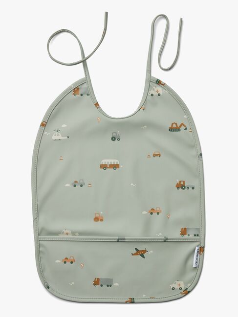 LIEWOOD Lai Lätzchen, Vehicles/Dove Blue