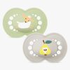 MAM Orginal Schnuller Silikon 2er-Pack 6-16m, Neutral