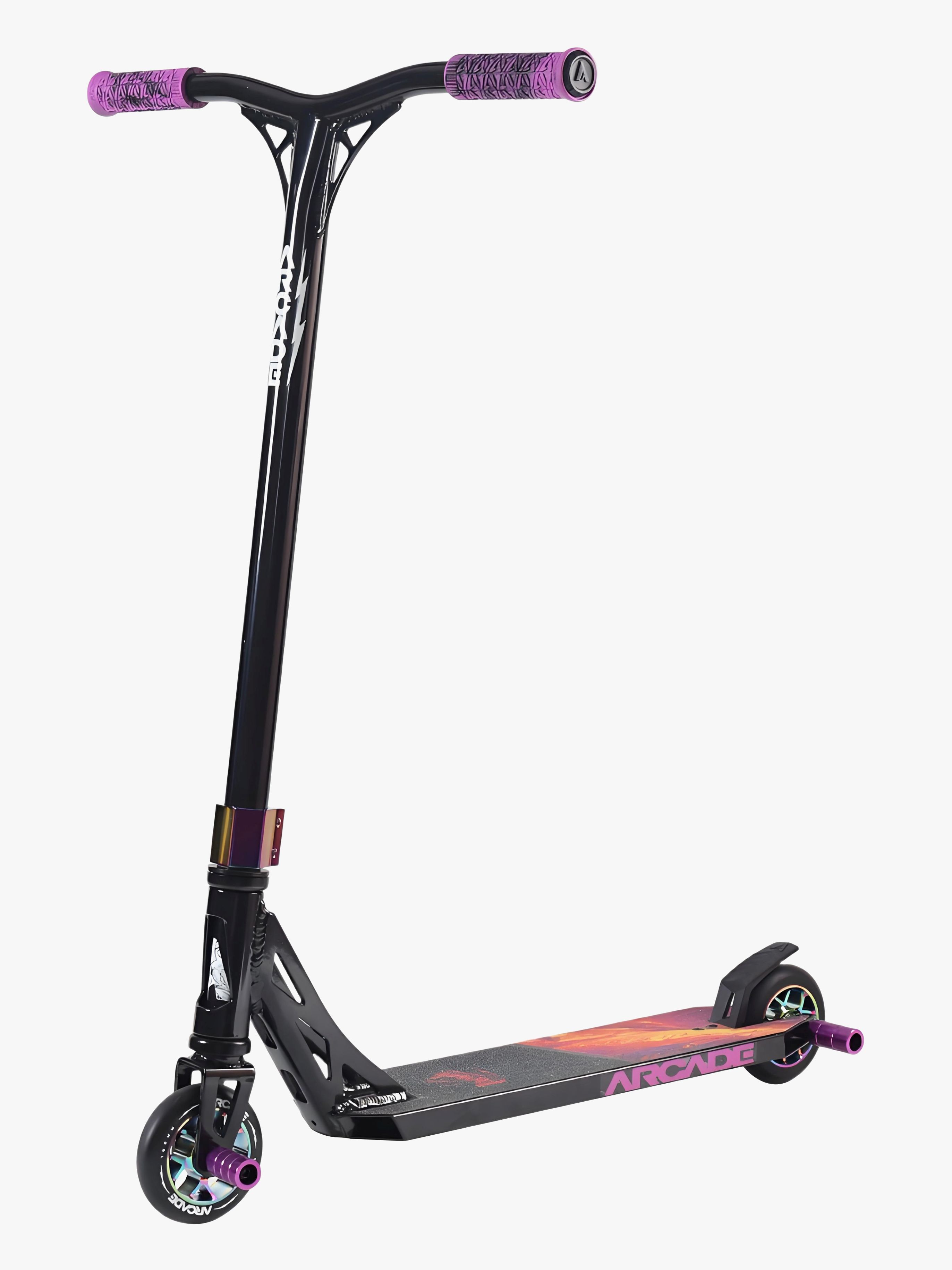 Pinepeak Stunt Tretroller, Schwarz/Neochrom