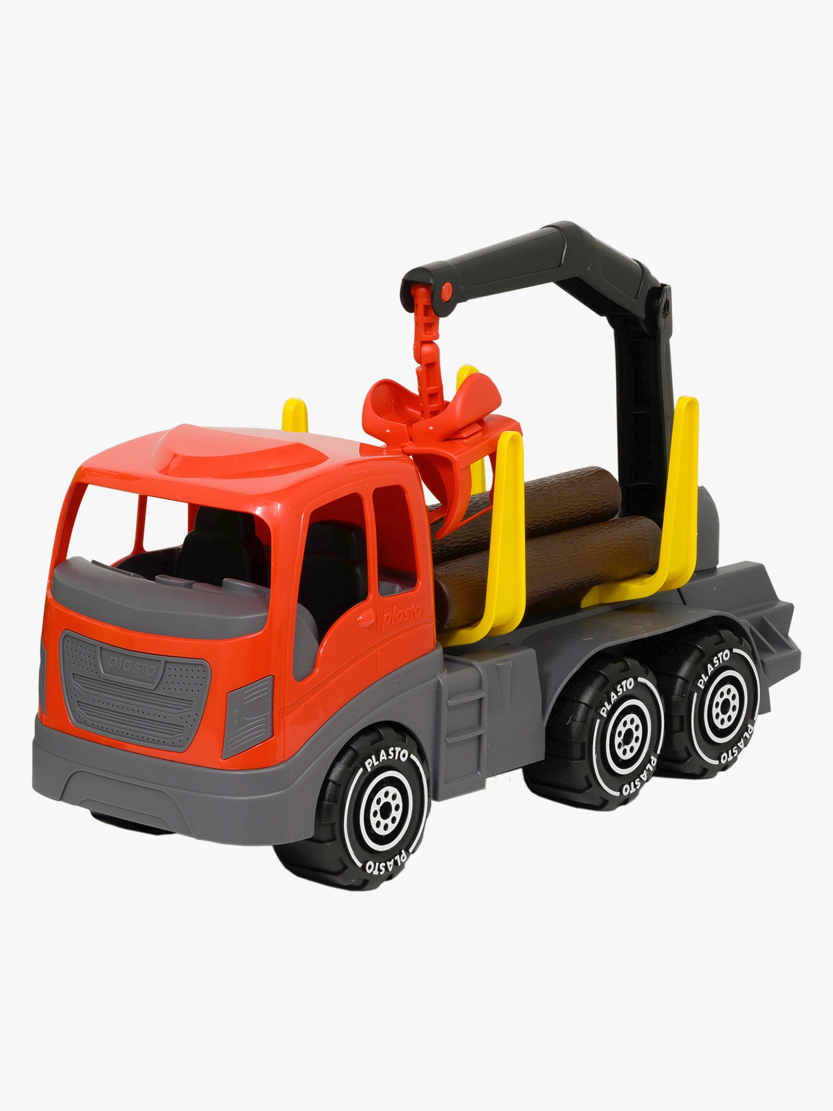 Holztransporter mit Greifer & Holz 45 cm