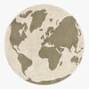Lorena Canals RugCycled Waschbarer Teppich, World Map
