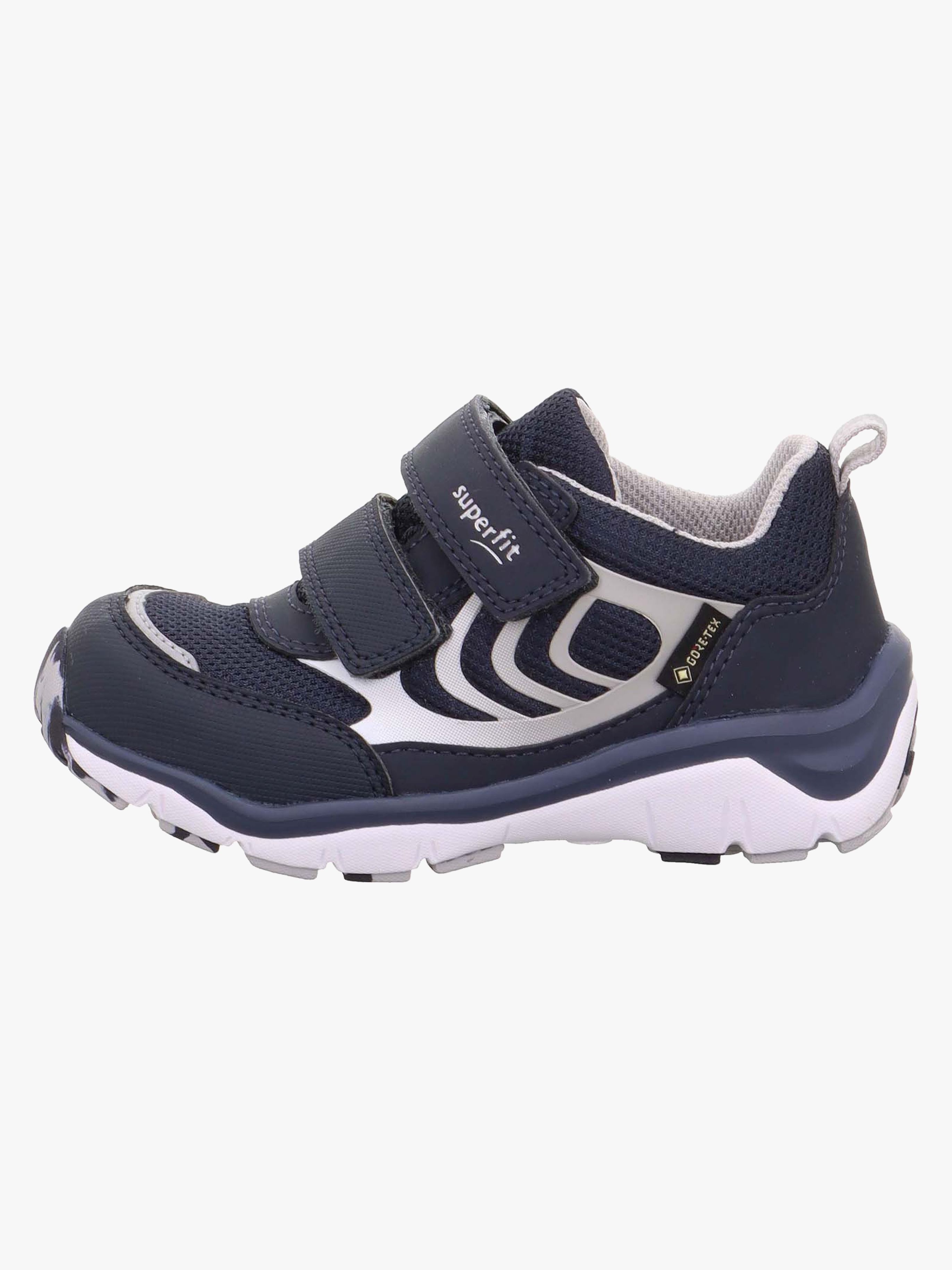 Superfit Sport5 GTX Kinder Sneaker, Blue/Grey, 28, Kinderschuhe
