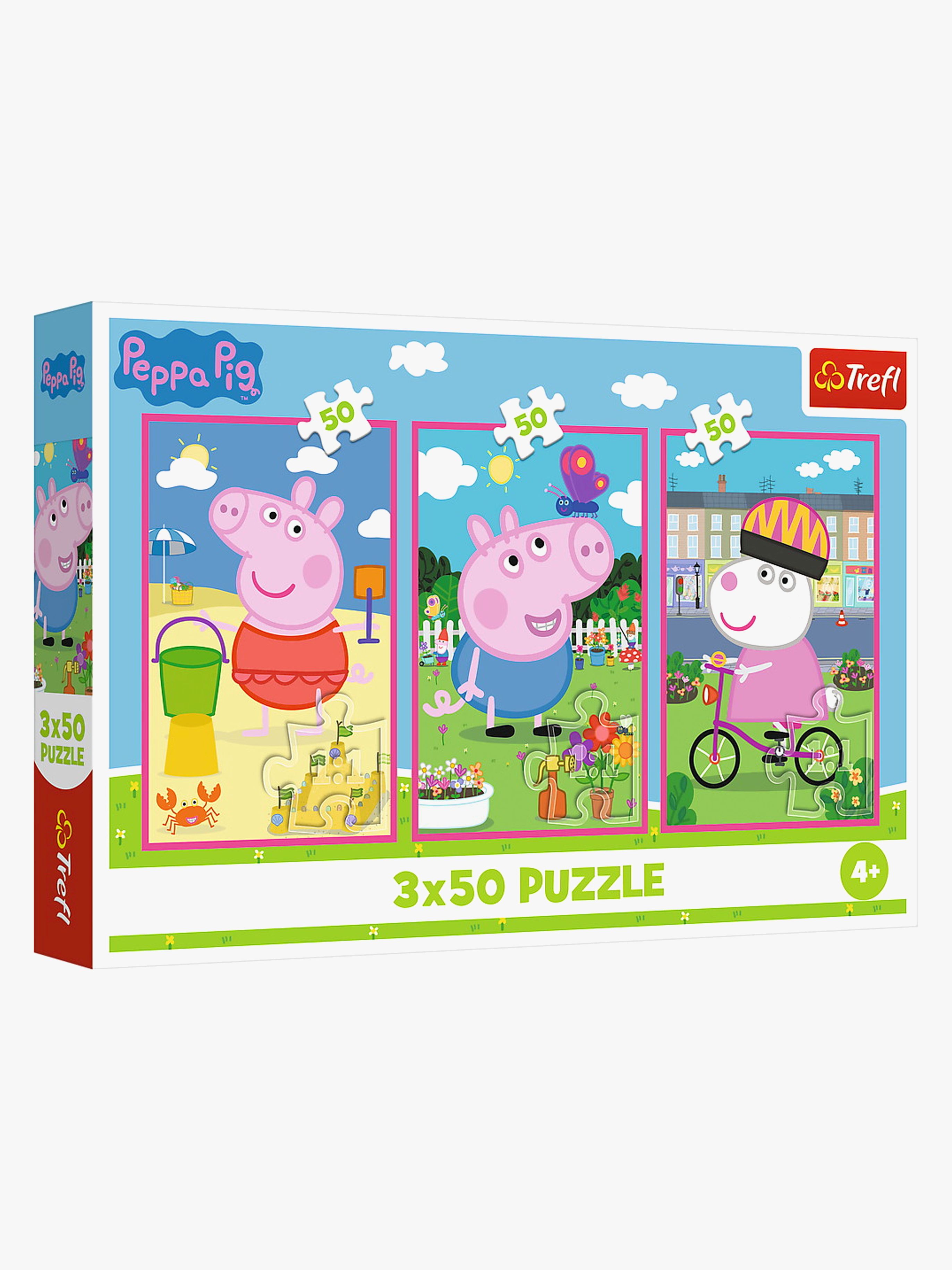 Trefl Greta Gris Puzzles 3x50 Teile