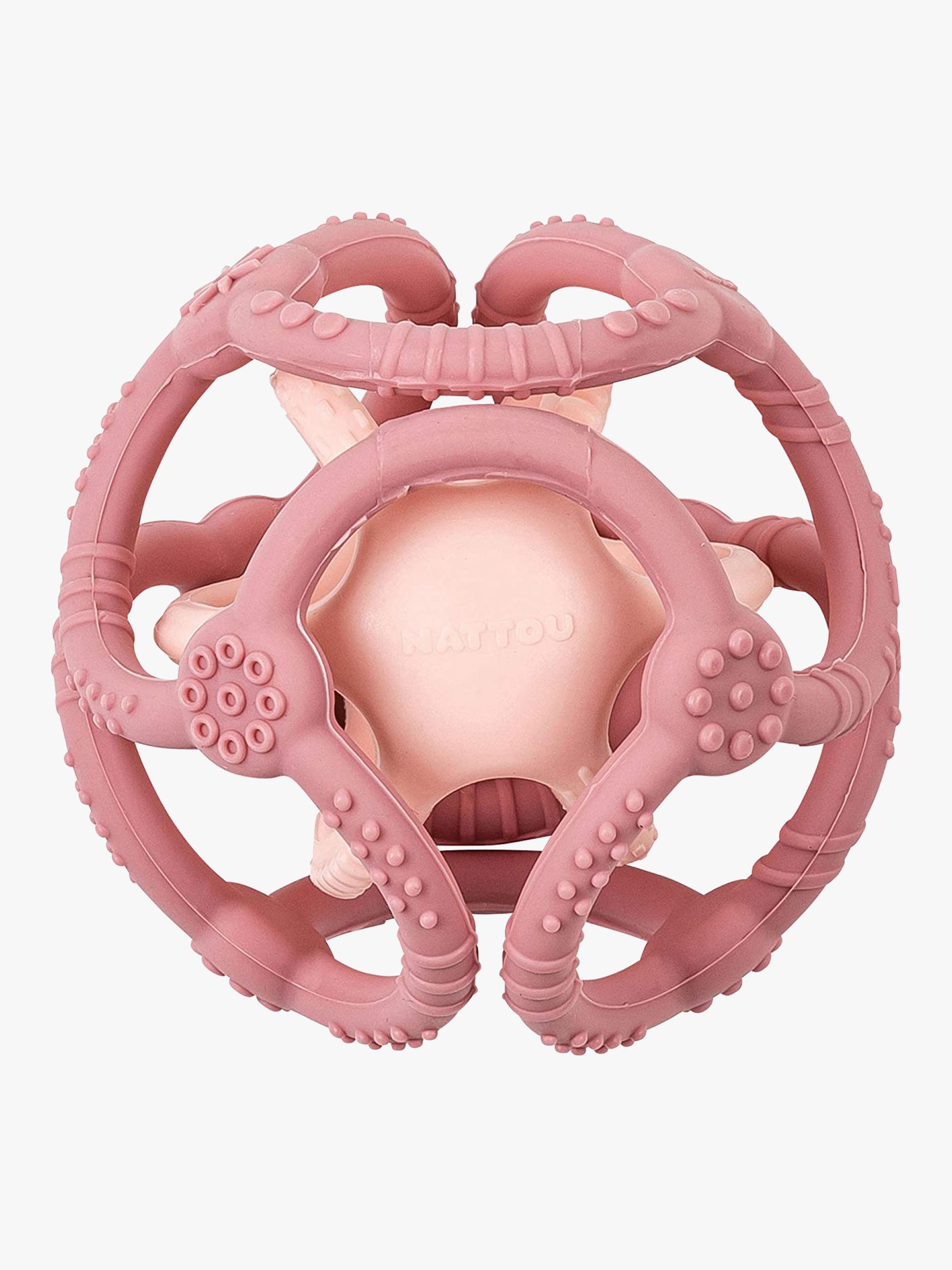 Nattou Soft Silicone Aktivitätsball,Rosa