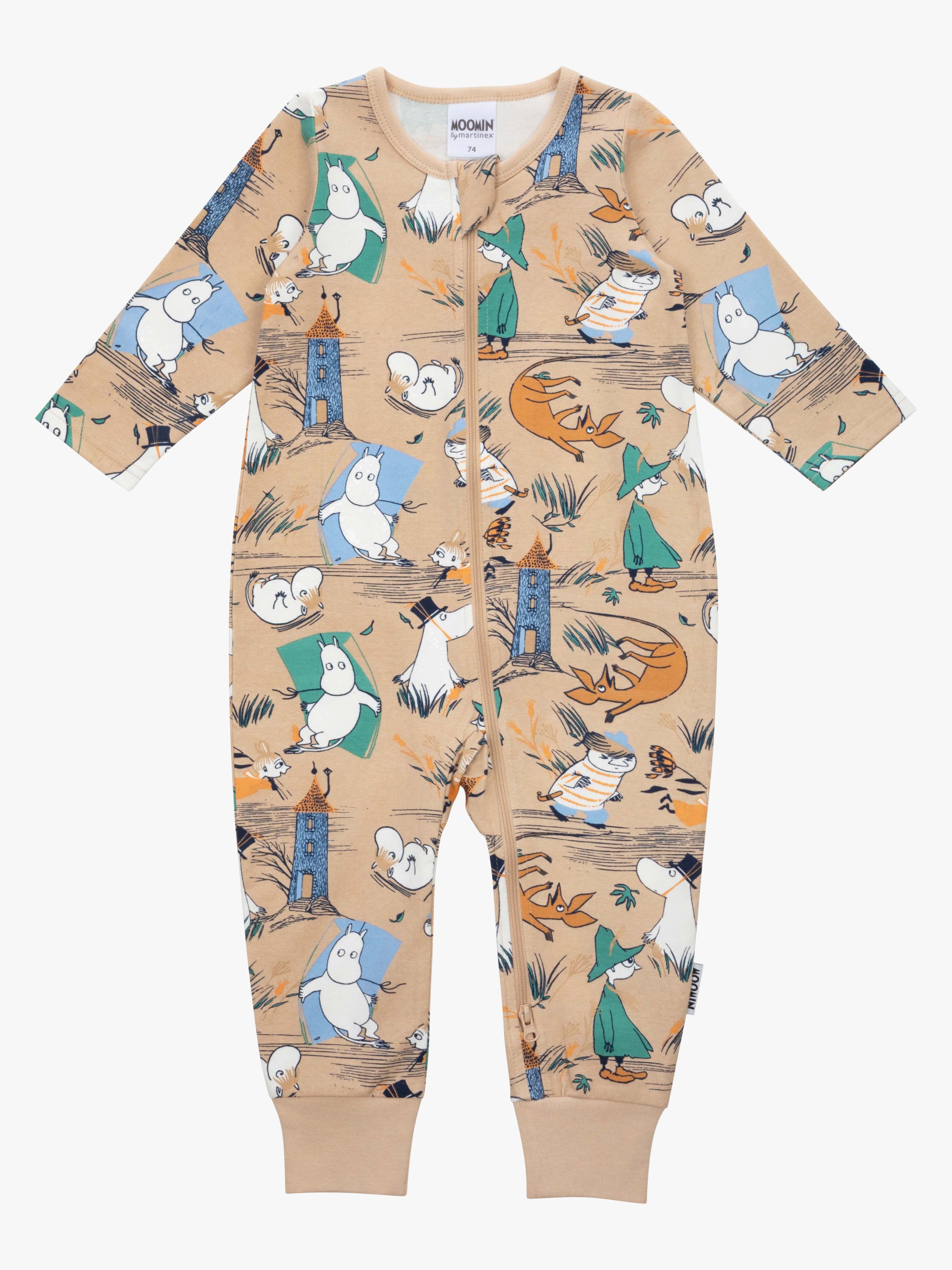 Moomin by Martinex Sturm Pyjama Baby, Beige, 74