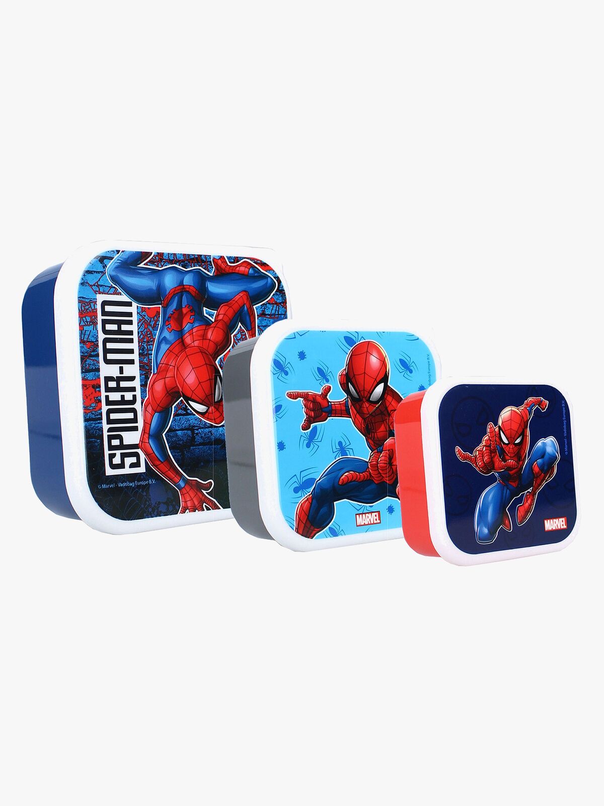 Marvel Spider-Man 3 in 1 Snackbox Let's Eat!, Marineblau