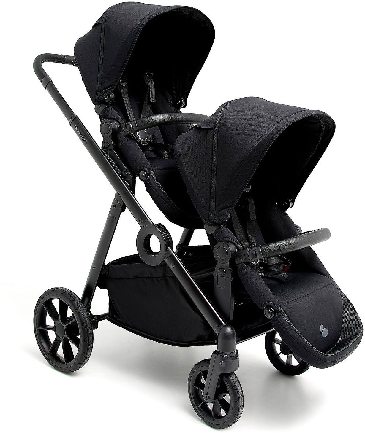 Beemoo Pro Multi 2 Geschwisterwagen, Coffee Black