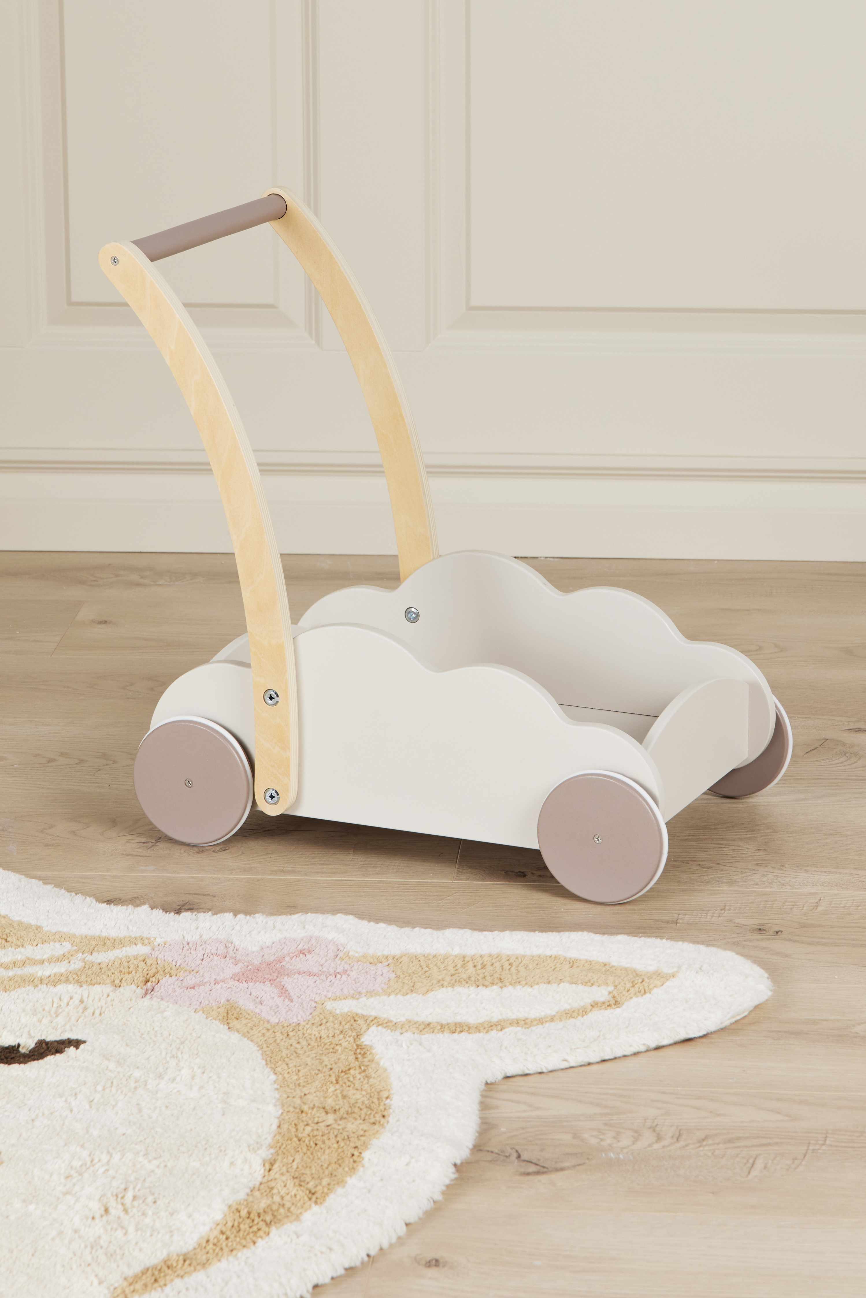 Alice &  Fox Lauflernwagen, Beige, Babyspielzeug