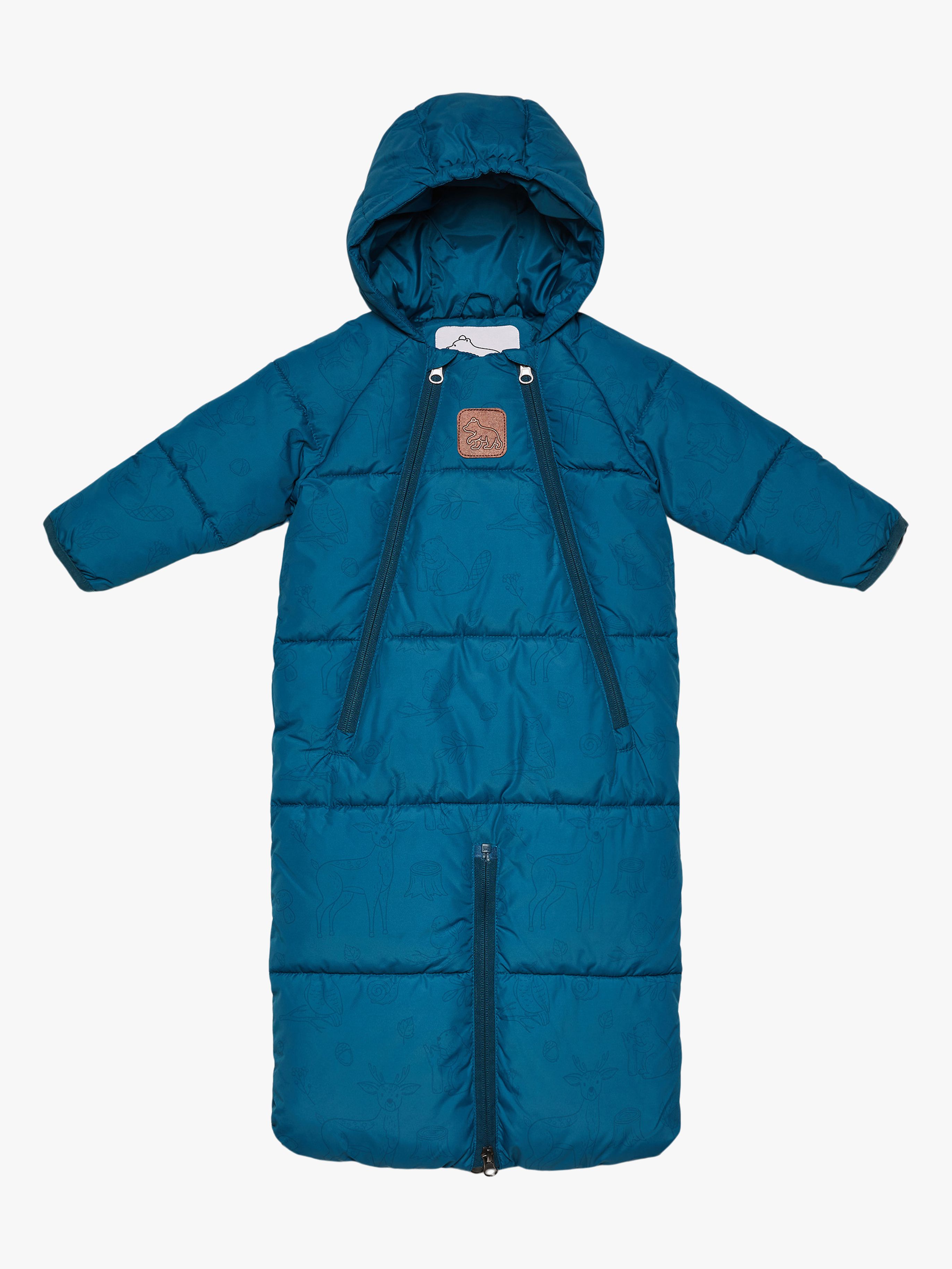 Nordbjørn Snowy 2-in-1 Babyoverall, Blue