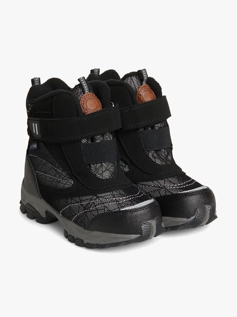 Nordbjørn Polar Reflective Winterstiefel, Schwarz