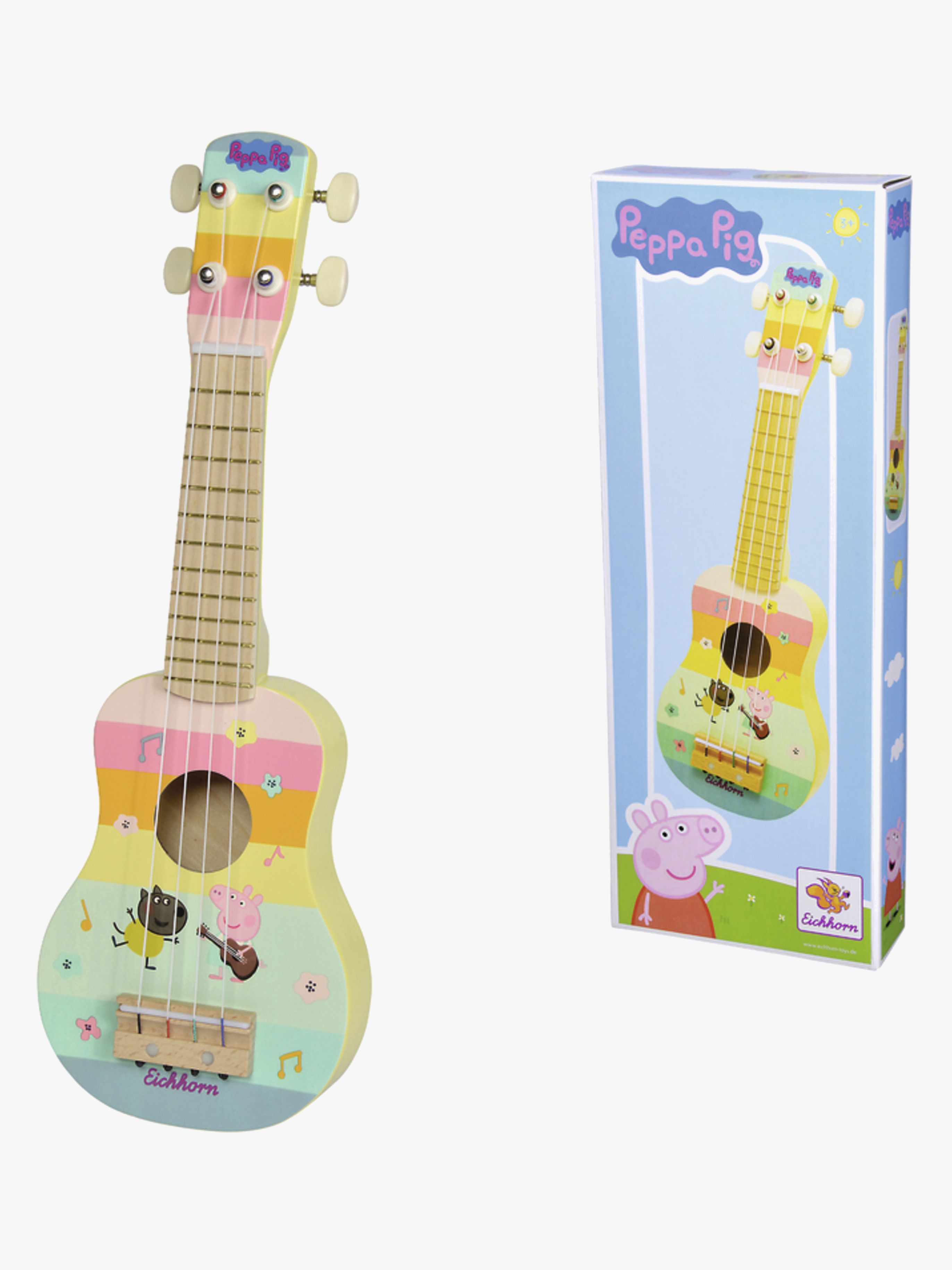 Peppa Wutz Ukulele Aus Holz 43 cm