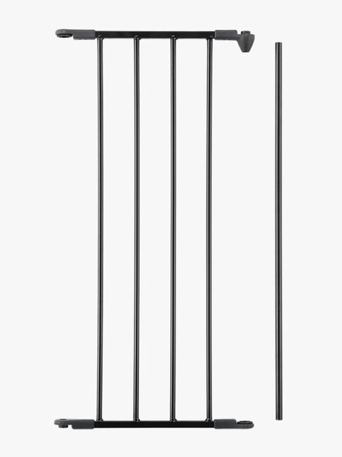 BabyDan Verlängerung Kinderschutzgitter Flex Medium 33 cm, Schwarz