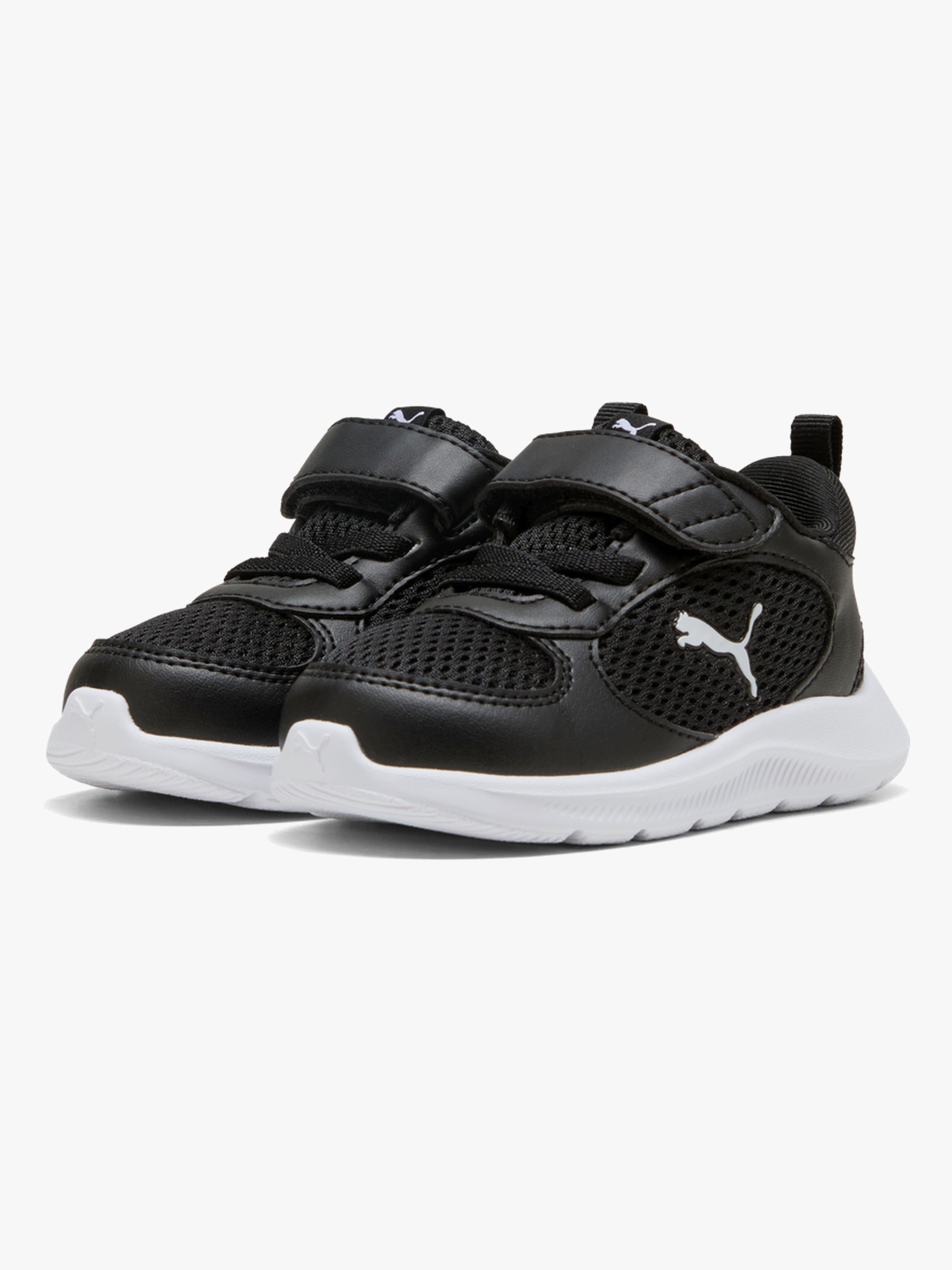Puma Fun Racer 2 AC+ Infant Kinder Sneaker, Black/White, 19, Kinderschuhe
