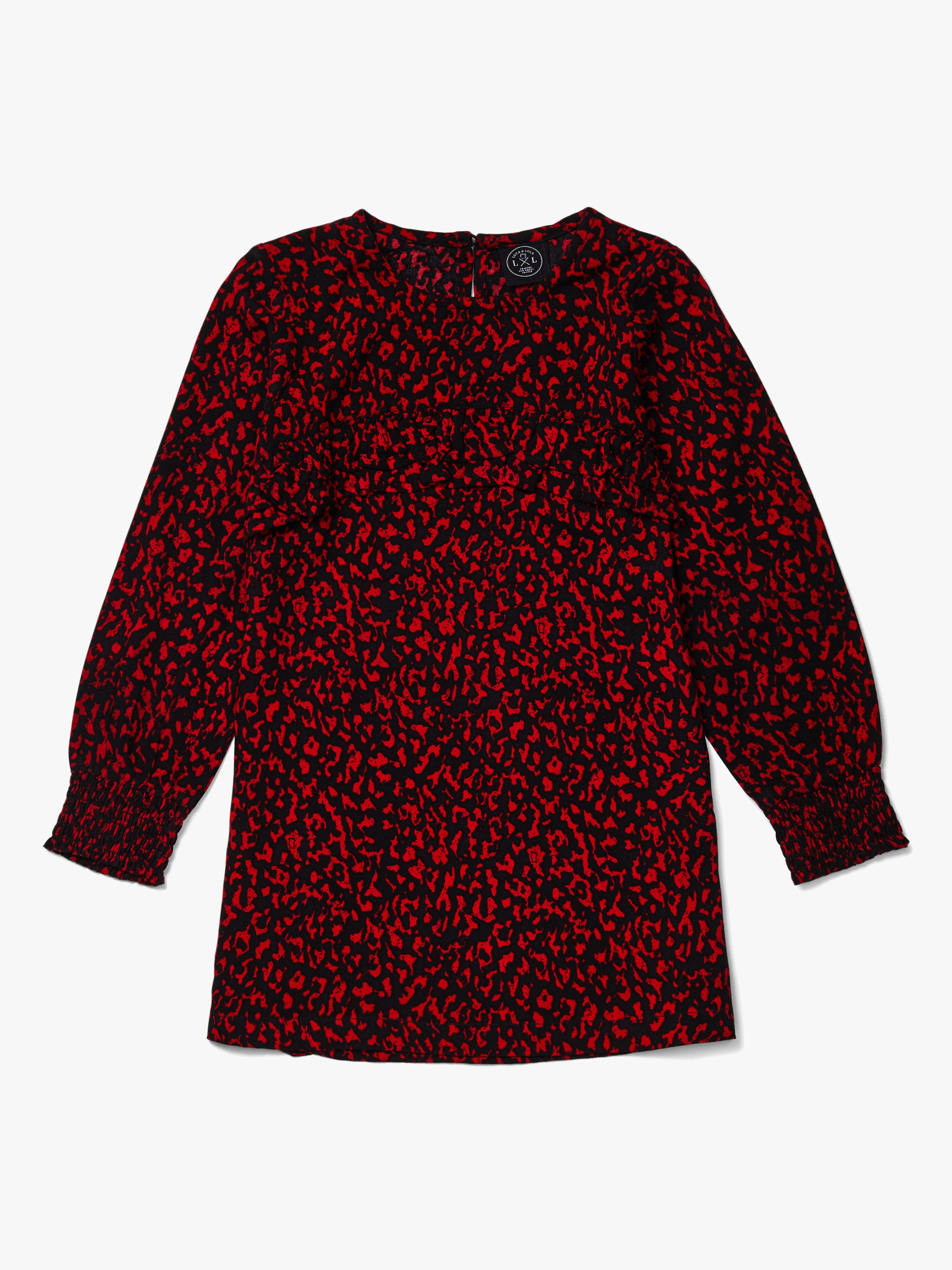 Luca &  Lola Vita Kleid, Red Leopard 116