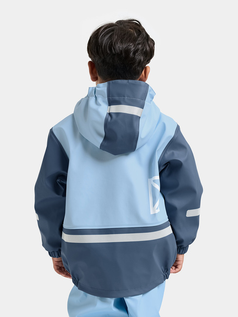 Didriksons Boardman Gefüttertes Regenset, Light Sea Blue
