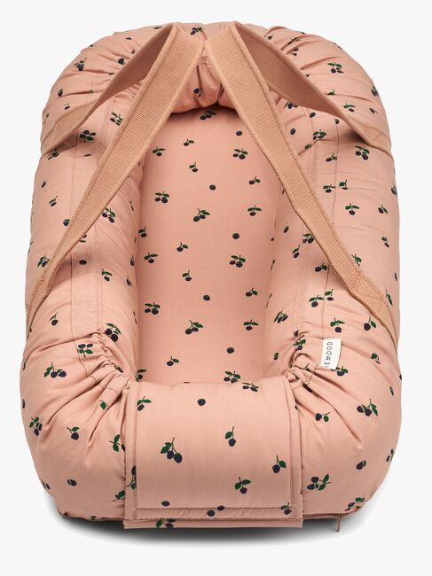 LIEWOOD Gro Printed Babynest, Mini Berry/Pale Tuscany