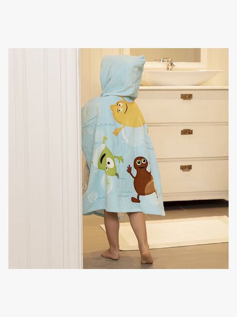 Babblarna Badeponcho Seifenblasen, Blau