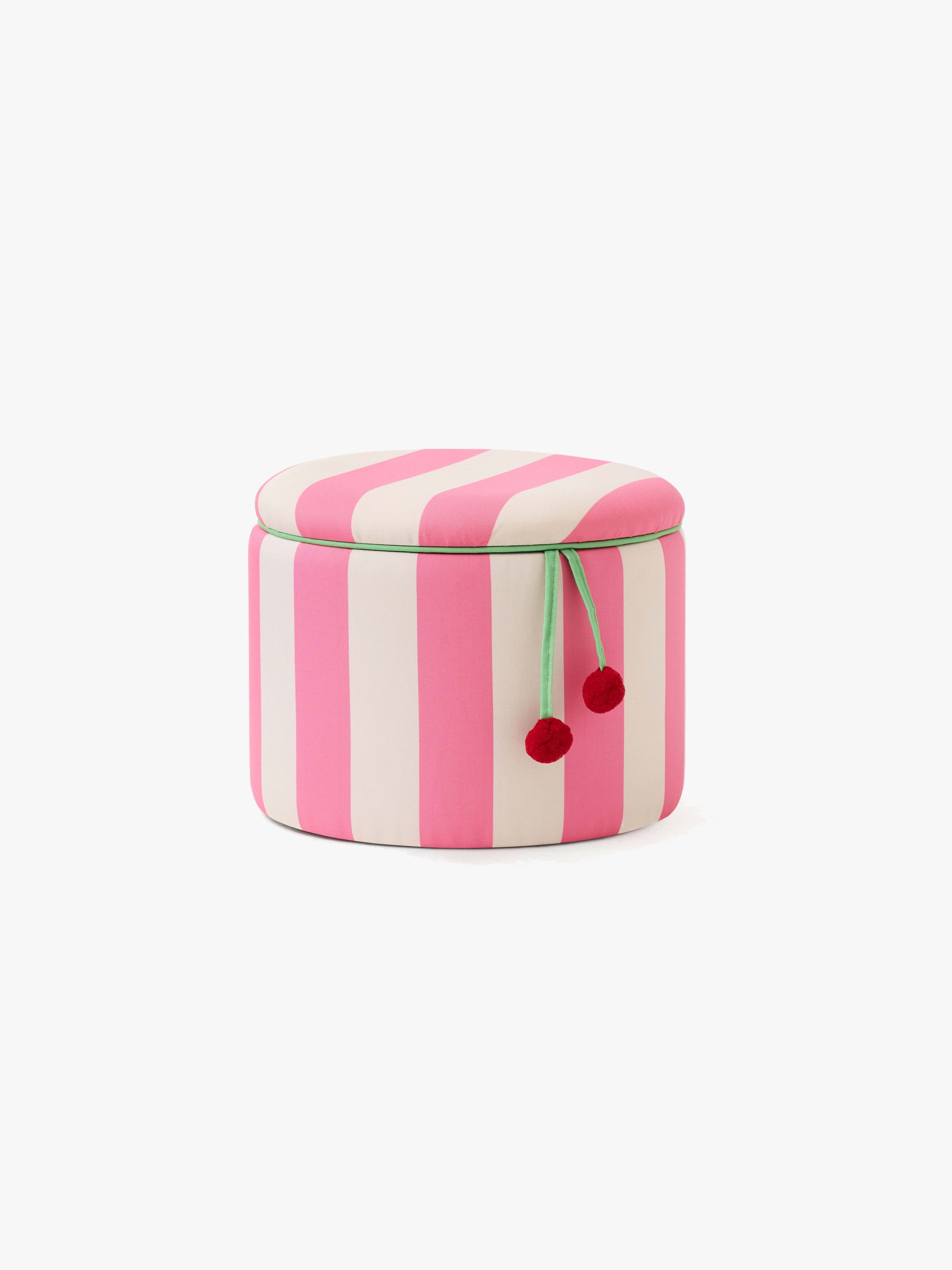 Kid’s Concept Sitzhocker mit Aufbewahrung, Rosa