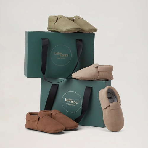 BabyMocs Casual Mocs Hausschuhe, Green