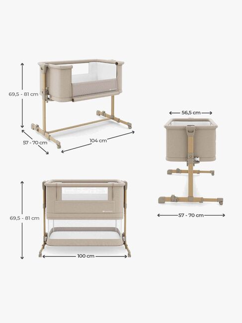 Kinderkraft Nestee Grow 2 Reisebett, Beige Wood 2156091_KLNEEGR2-BEG0001-3420_3f.jpg
