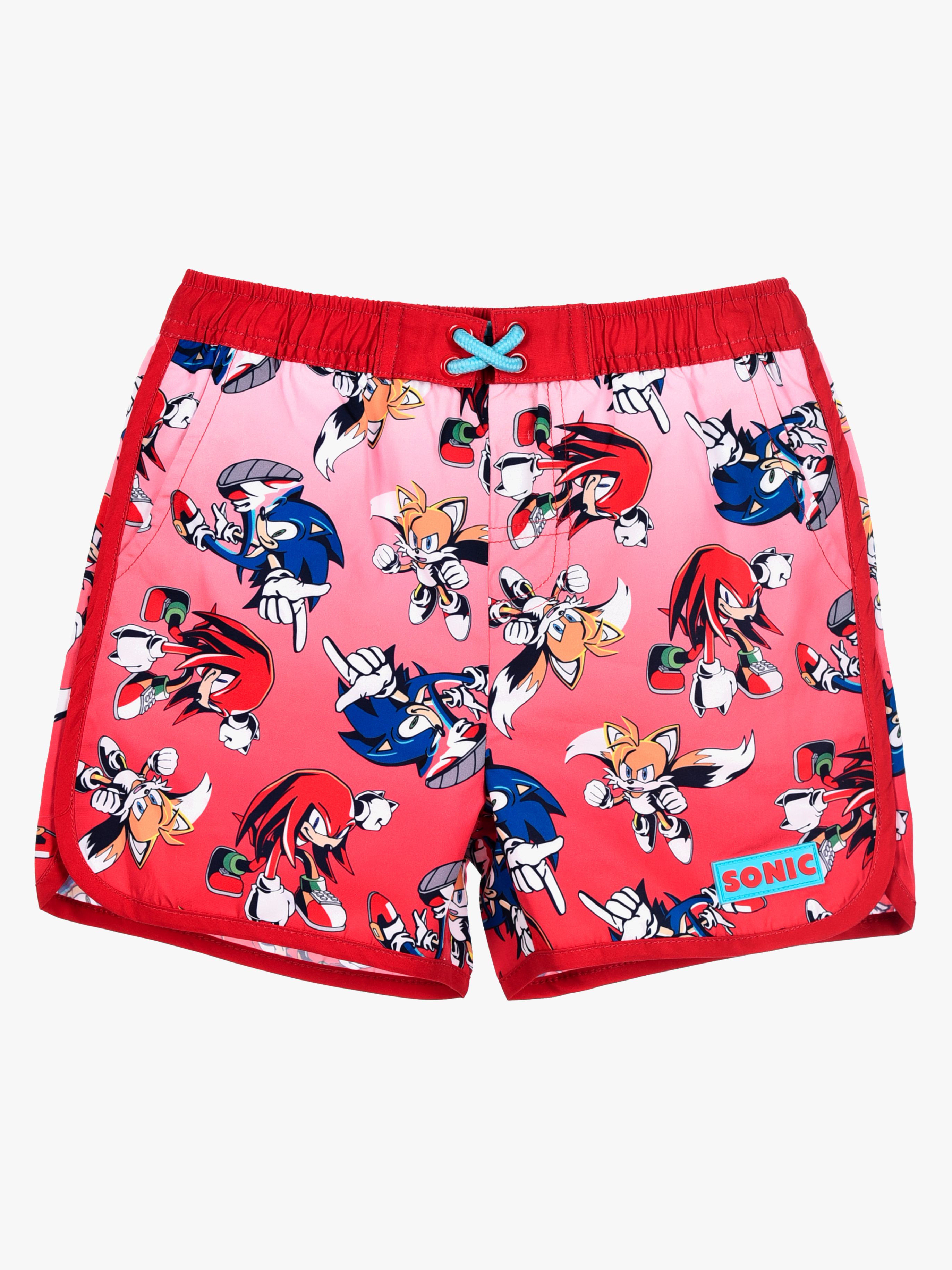 Sonic Modern Badehose, Rot, 110-116