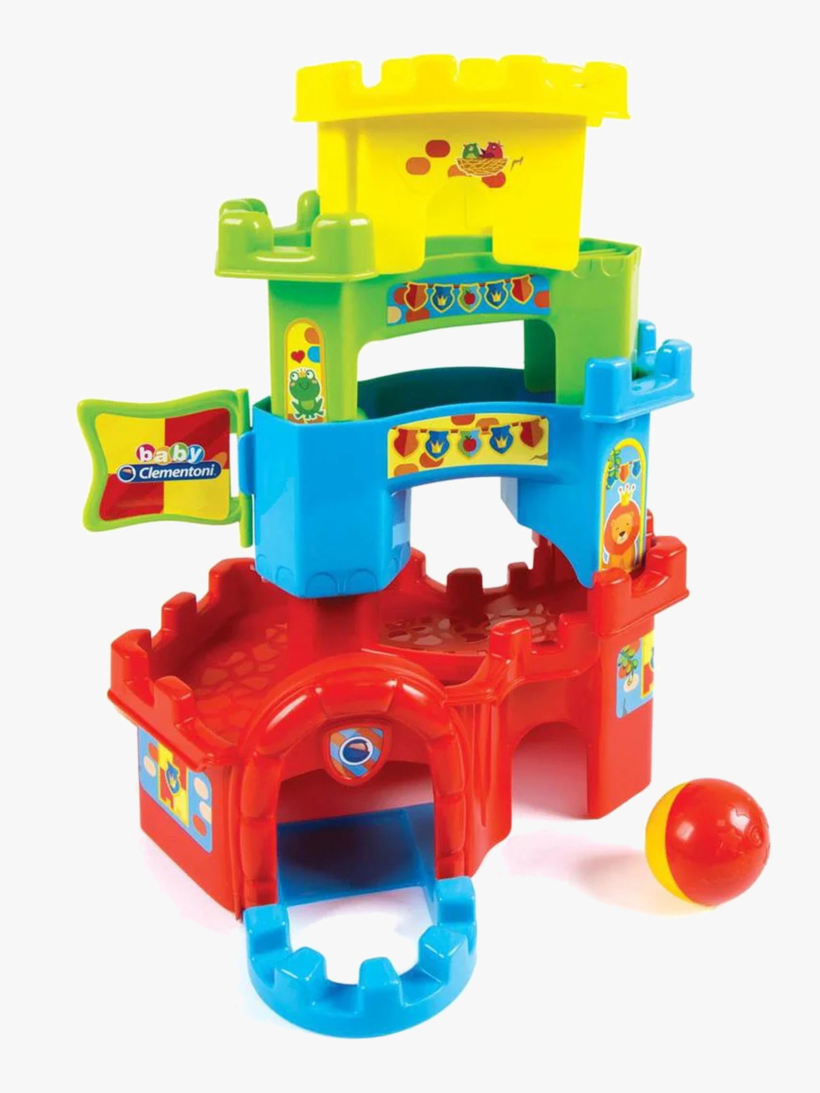 Clementoni Baby Kugelbahn Roll &  Drop Fun Castle