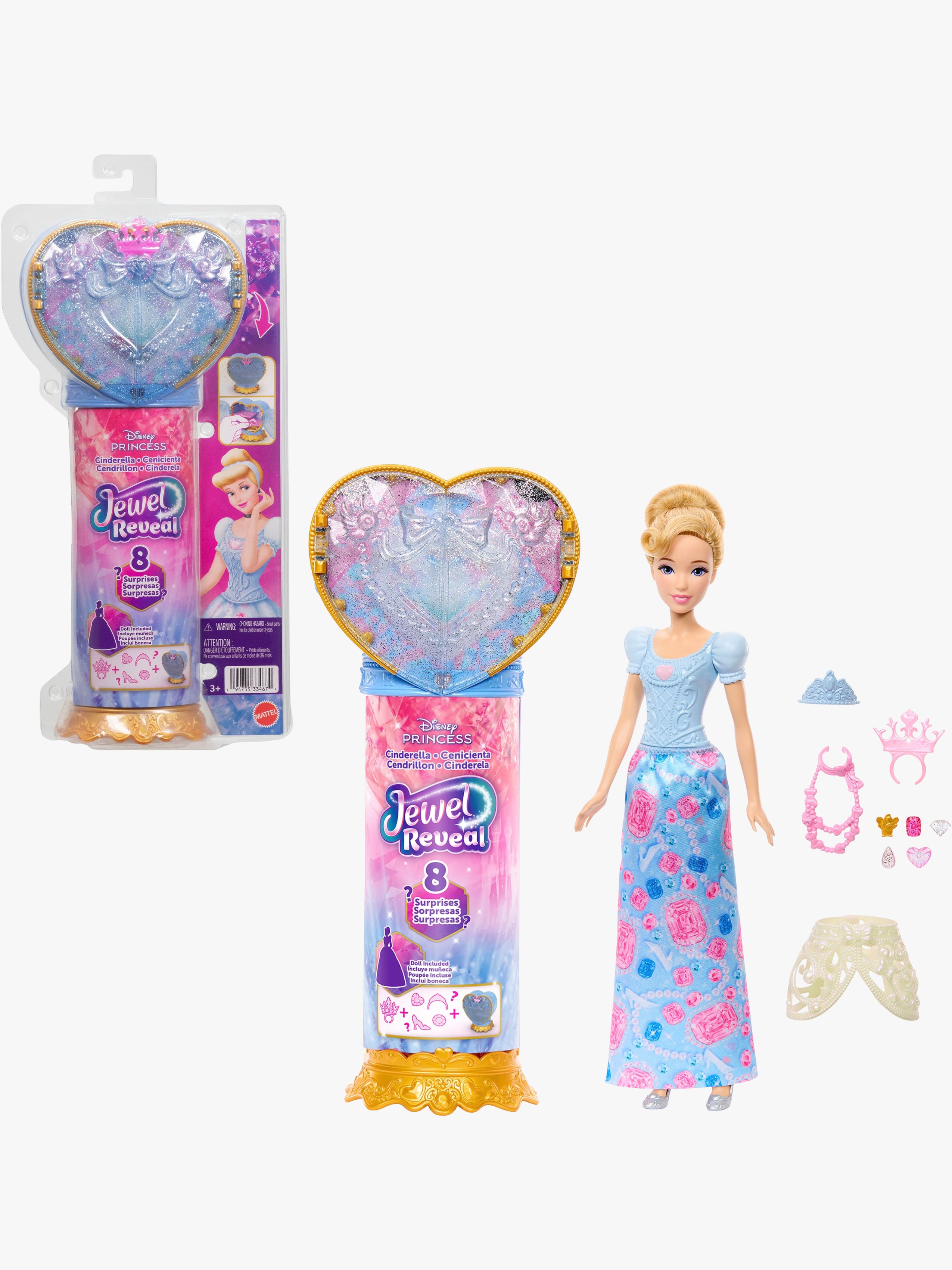 Disney Prinzessinnen Jewel Reveal Modepuppe Aschenputtel