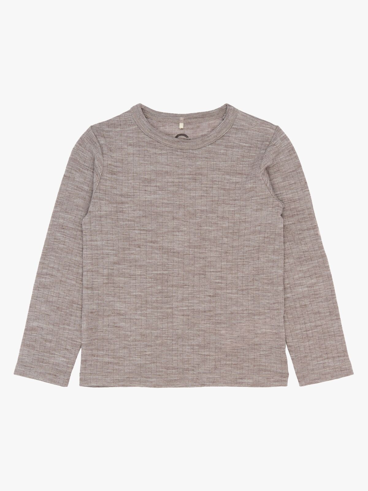 Mikk-Line Langärmliges T-Shirt Kind Merinowolle, Melange Denver