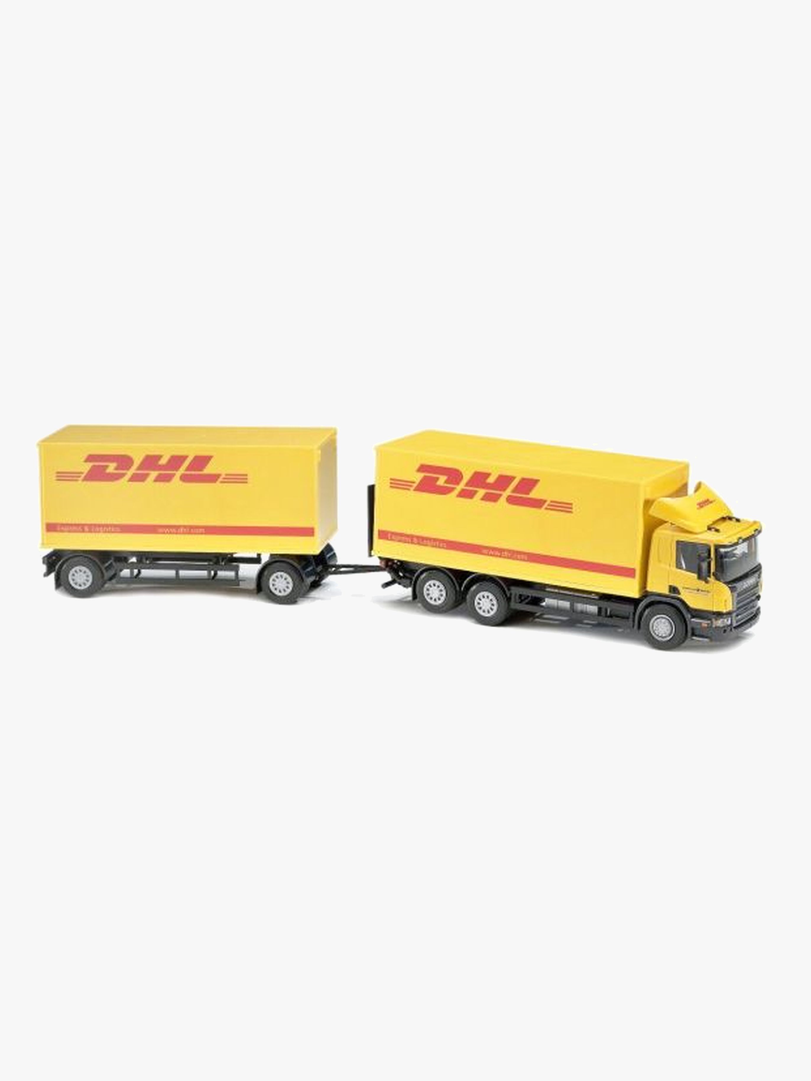 Lieferlastwagen Mit Anhänger Scania DHL