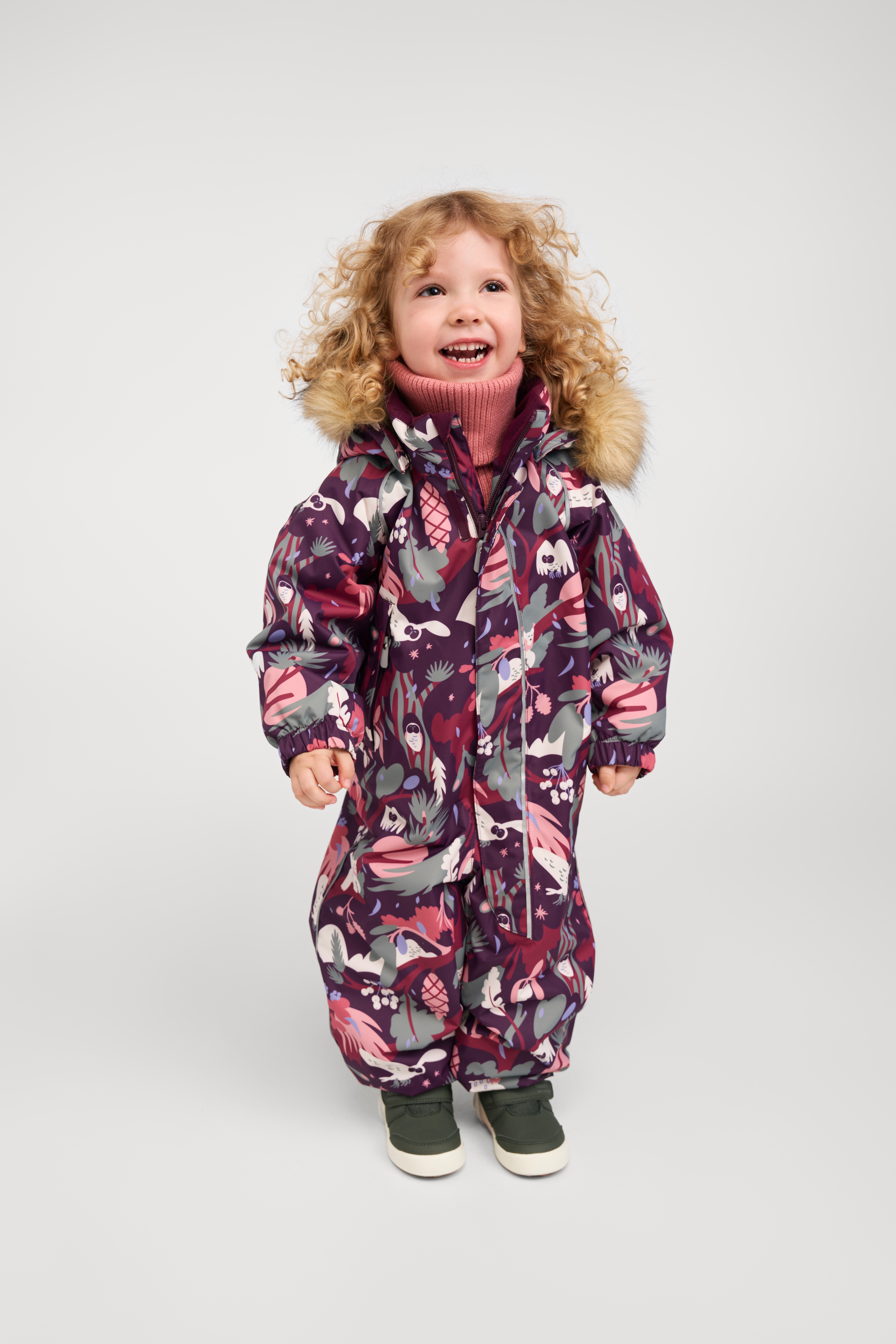 Reima Lappi Baby Schneeanzug, Deep Purple, 80
