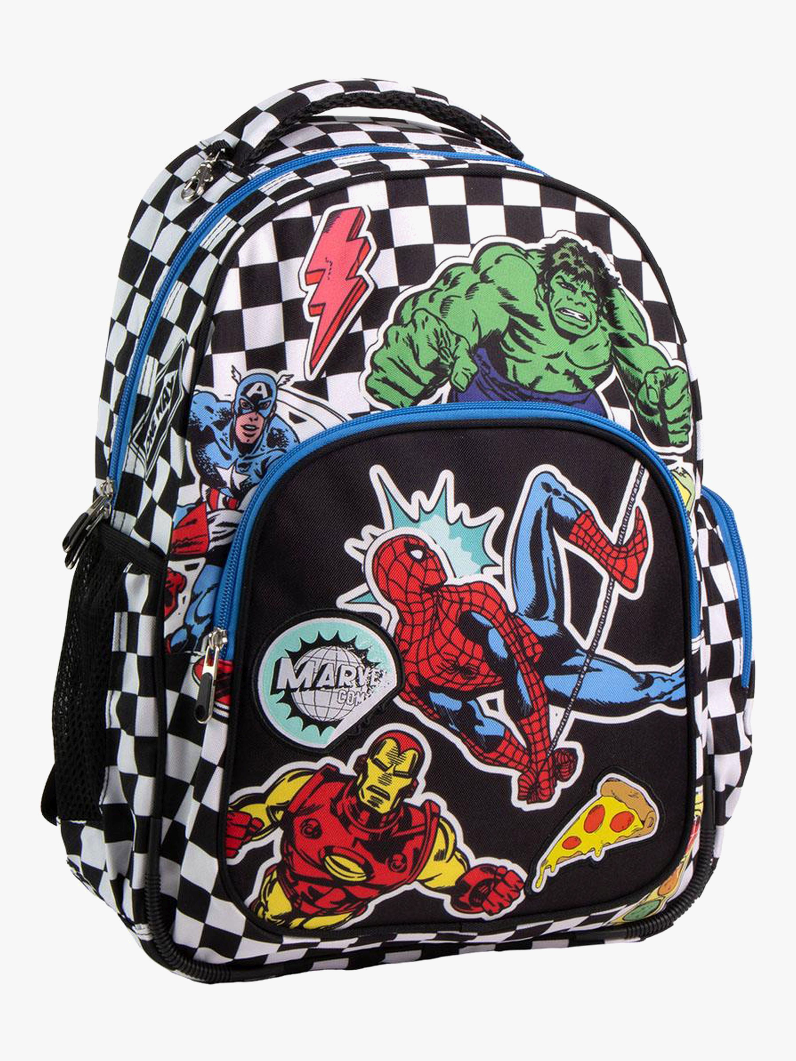 Marvel Avengers Kinder Rucksack, Checkered