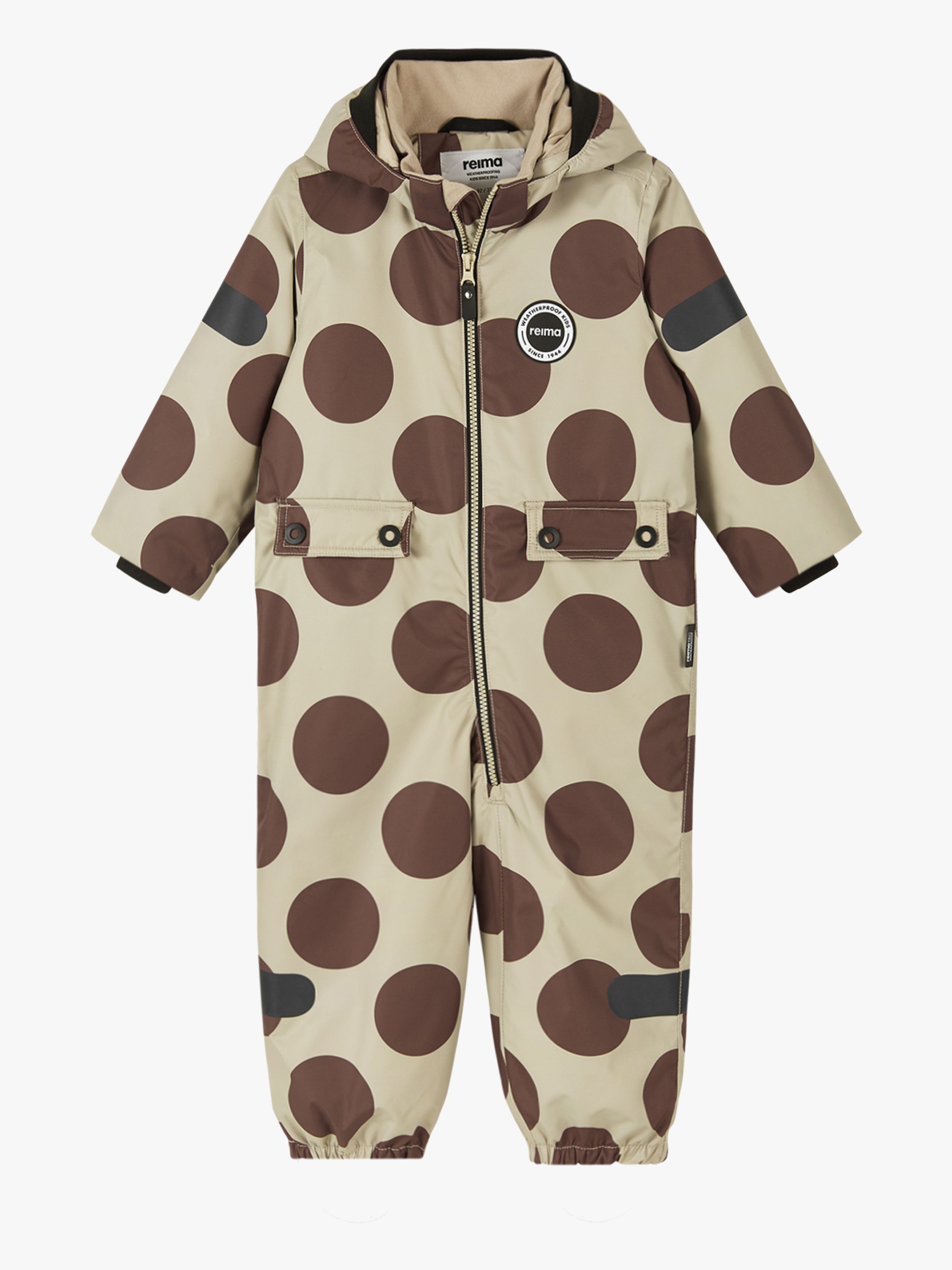 Reima Marte Mid Leichtgefütterter Baby Overall, Earthy Beige, 74