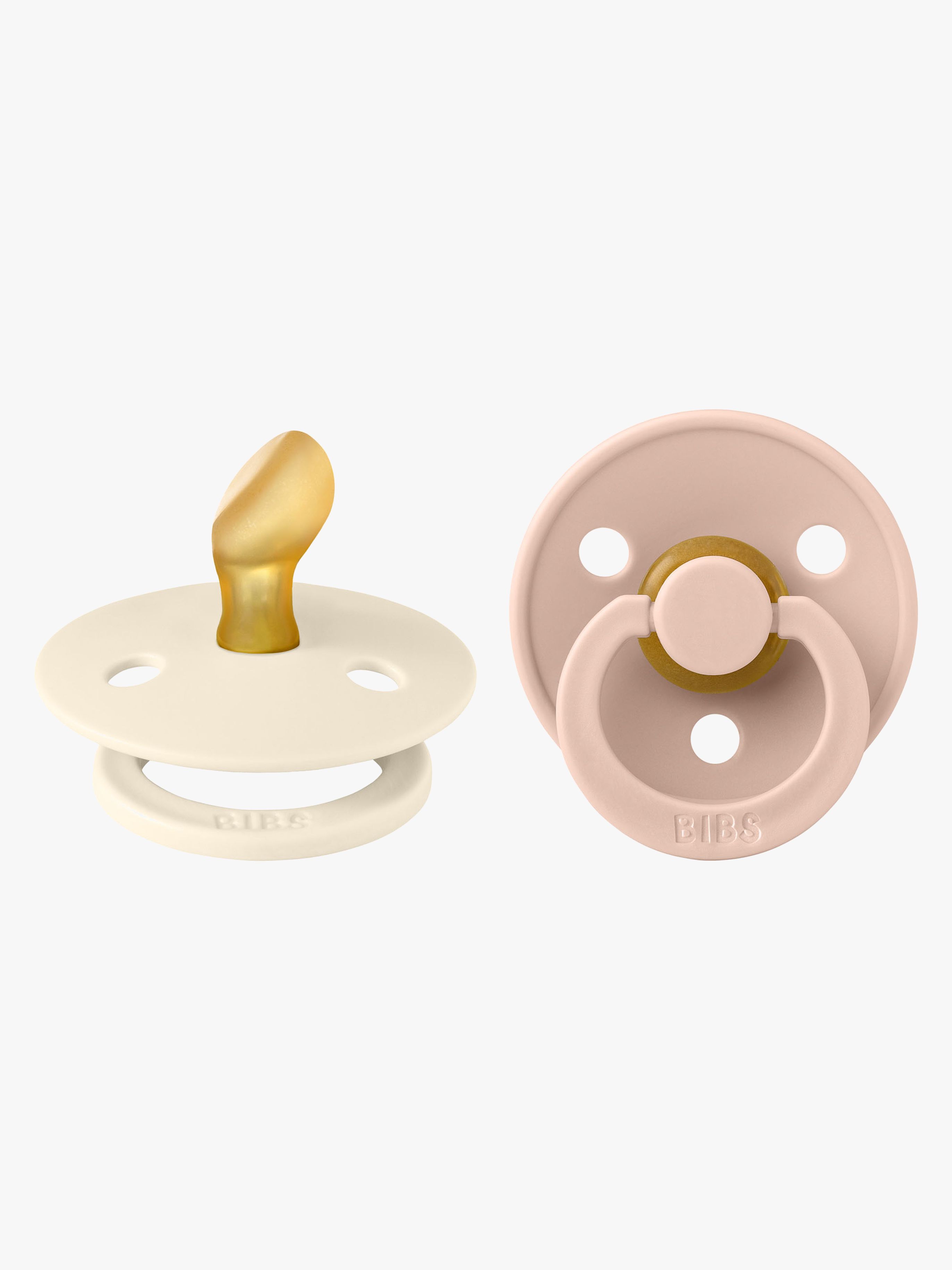 Colour Schnuller 2er-Pack Latex Gr.1, Ivory / Blush